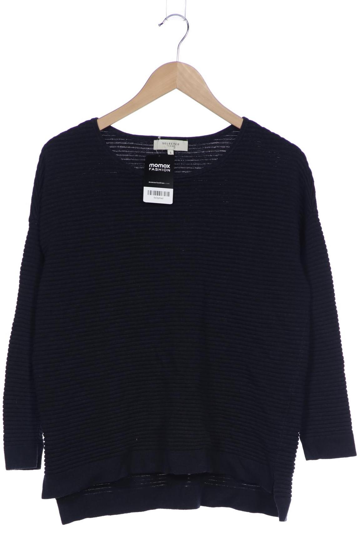 

Selected Damen Pullover, marineblau, Gr. 36