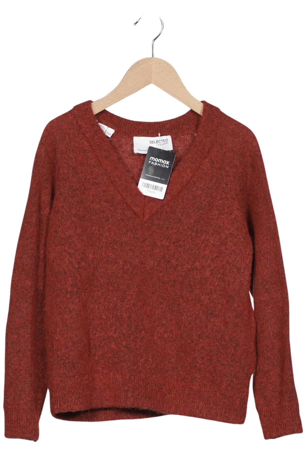 

Selected Damen Pullover, rot, Gr. 34