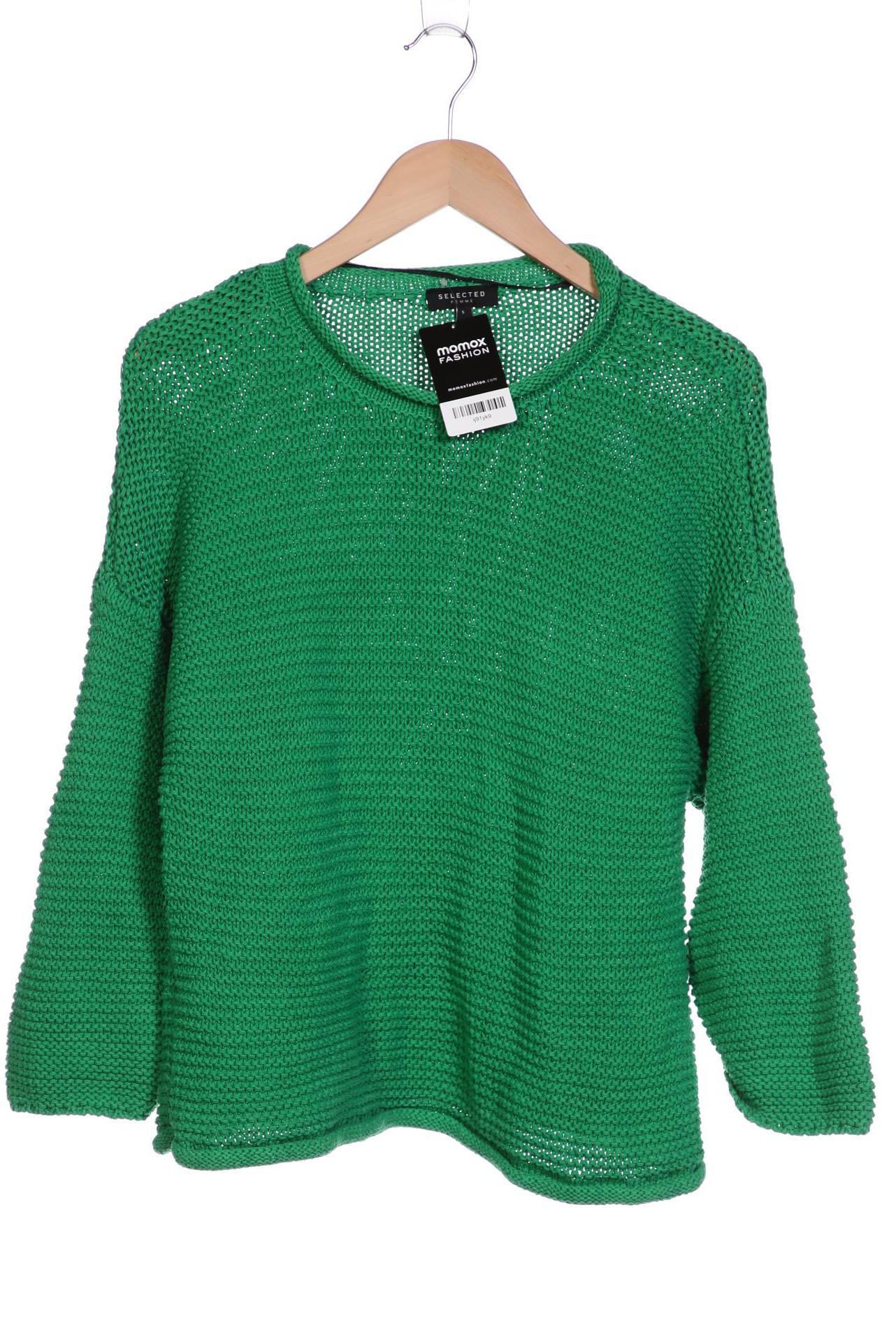 

Selected Damen Pullover, grün, Gr. 36