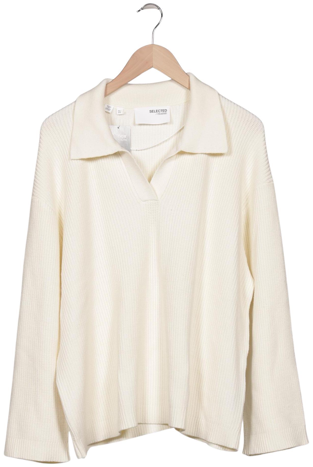 

Selected Damen Pullover, cremeweiß, Gr. 48