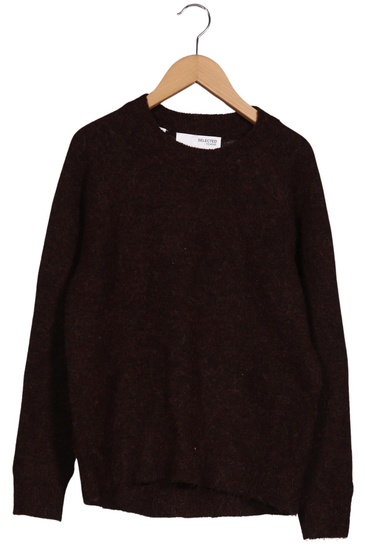 

Selected Damen Pullover, braun, Gr. 34
