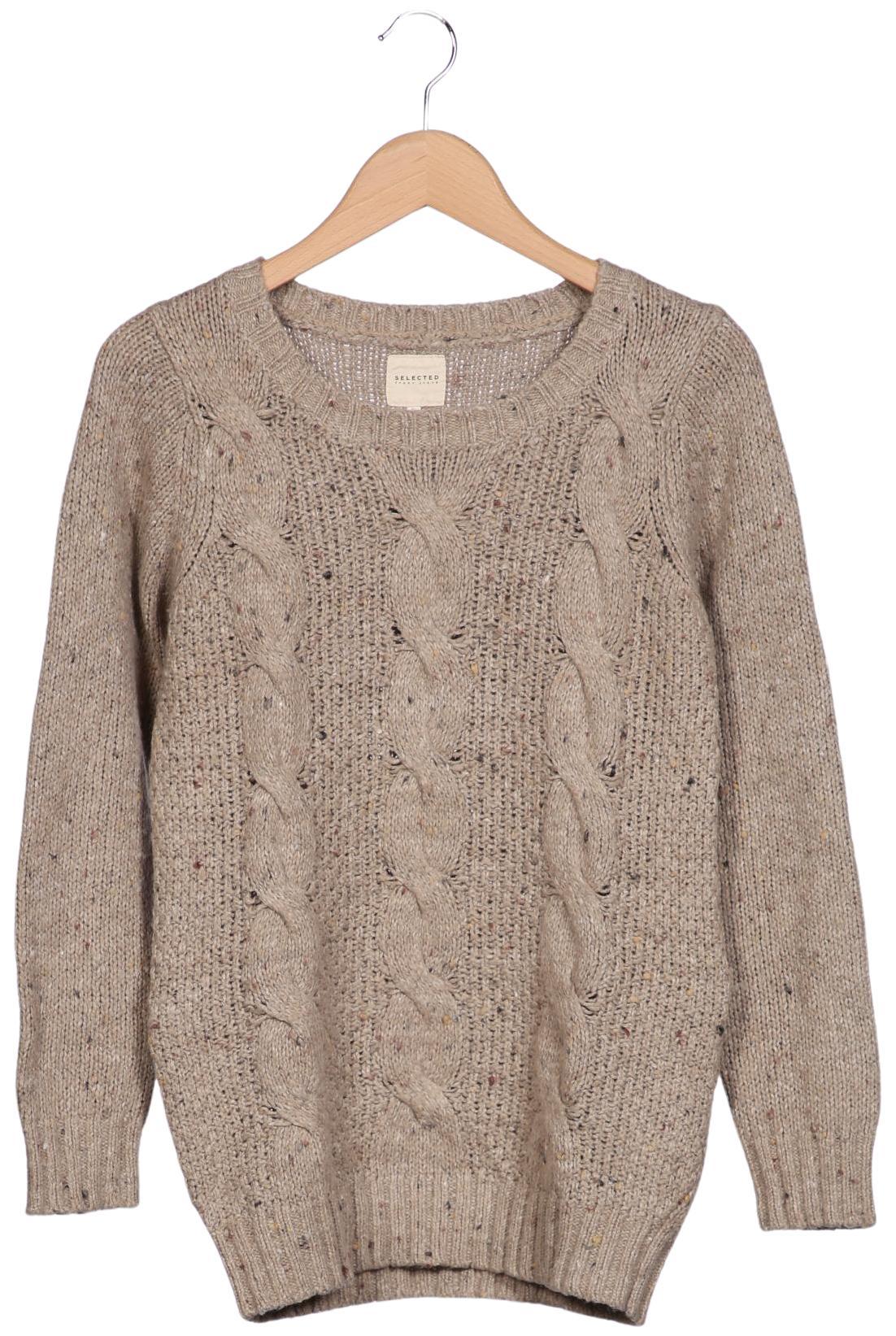 

Selected Damen Pullover, beige, Gr. 36