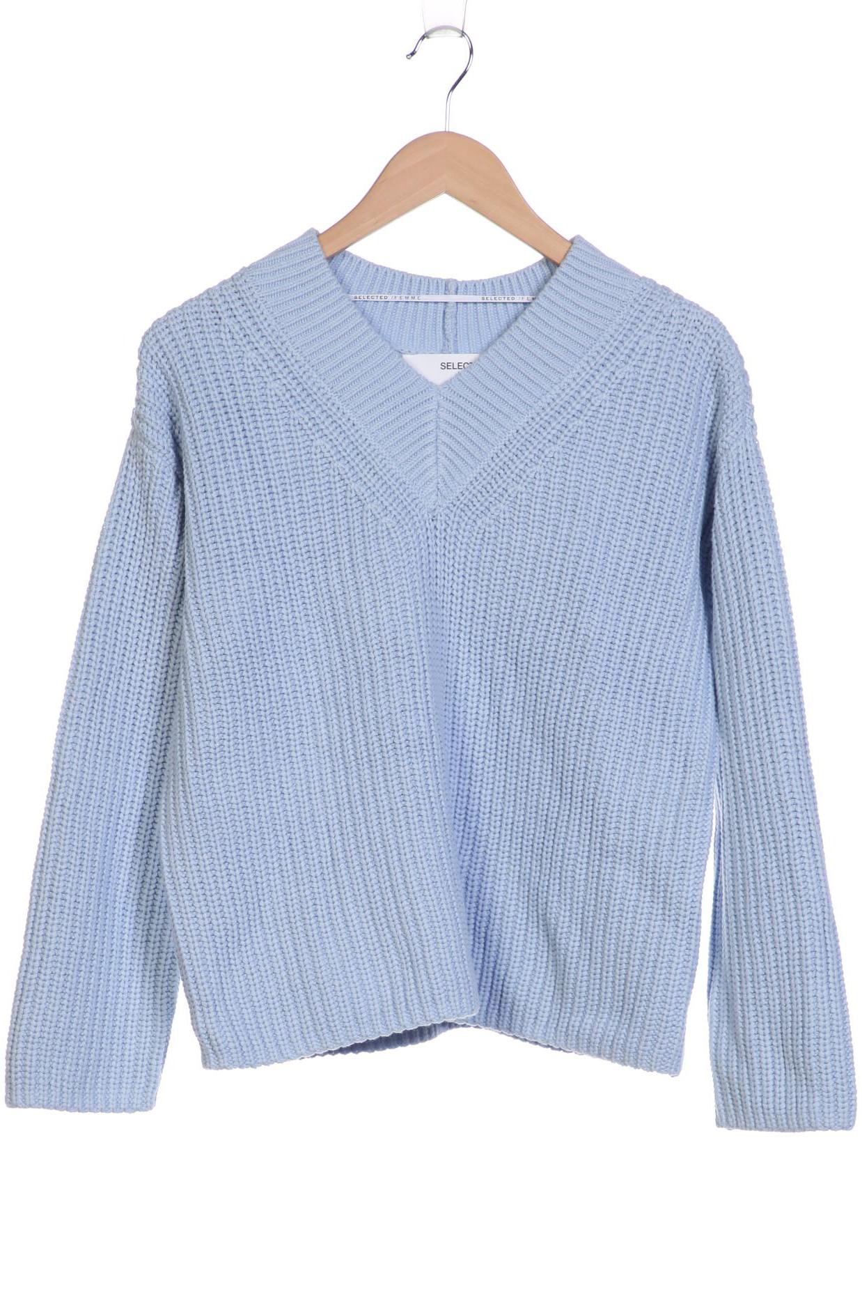 

Selected Damen Pullover, blau, Gr. 36