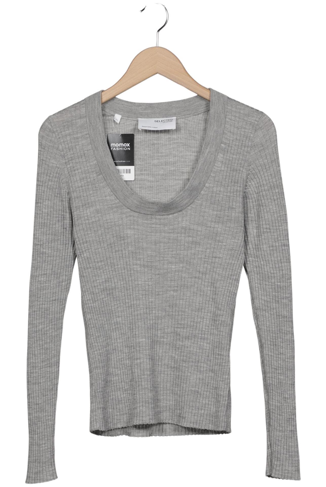 

Selected Damen Pullover, grau, Gr. 42