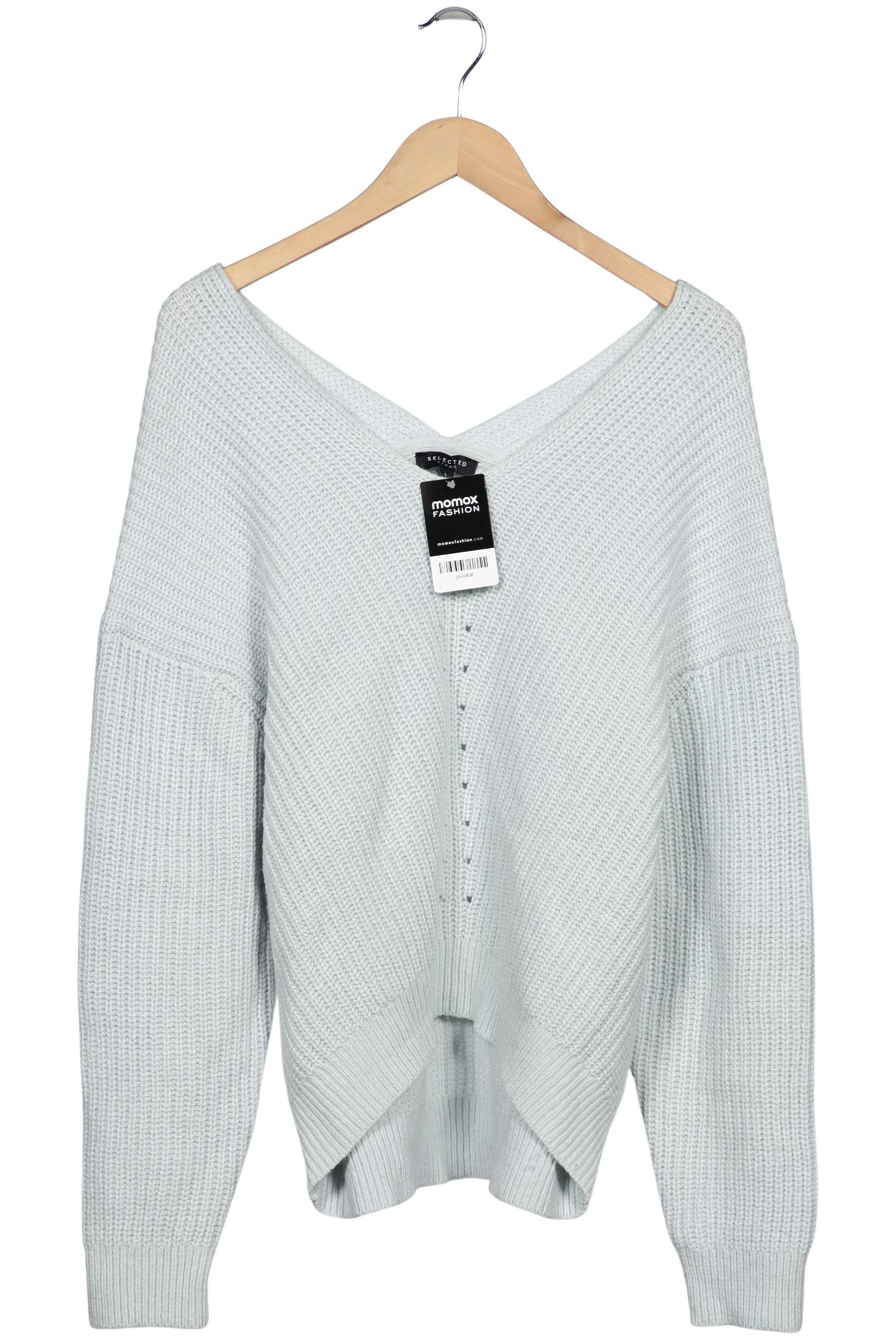 

Selected Damen Pullover, hellblau, Gr. 42