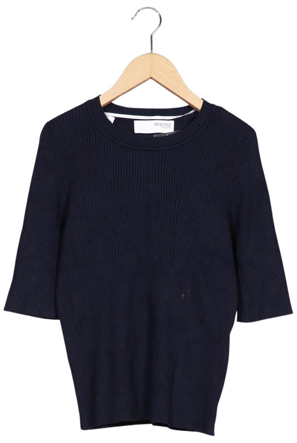 

Selected Damen Pullover, marineblau, Gr. 38