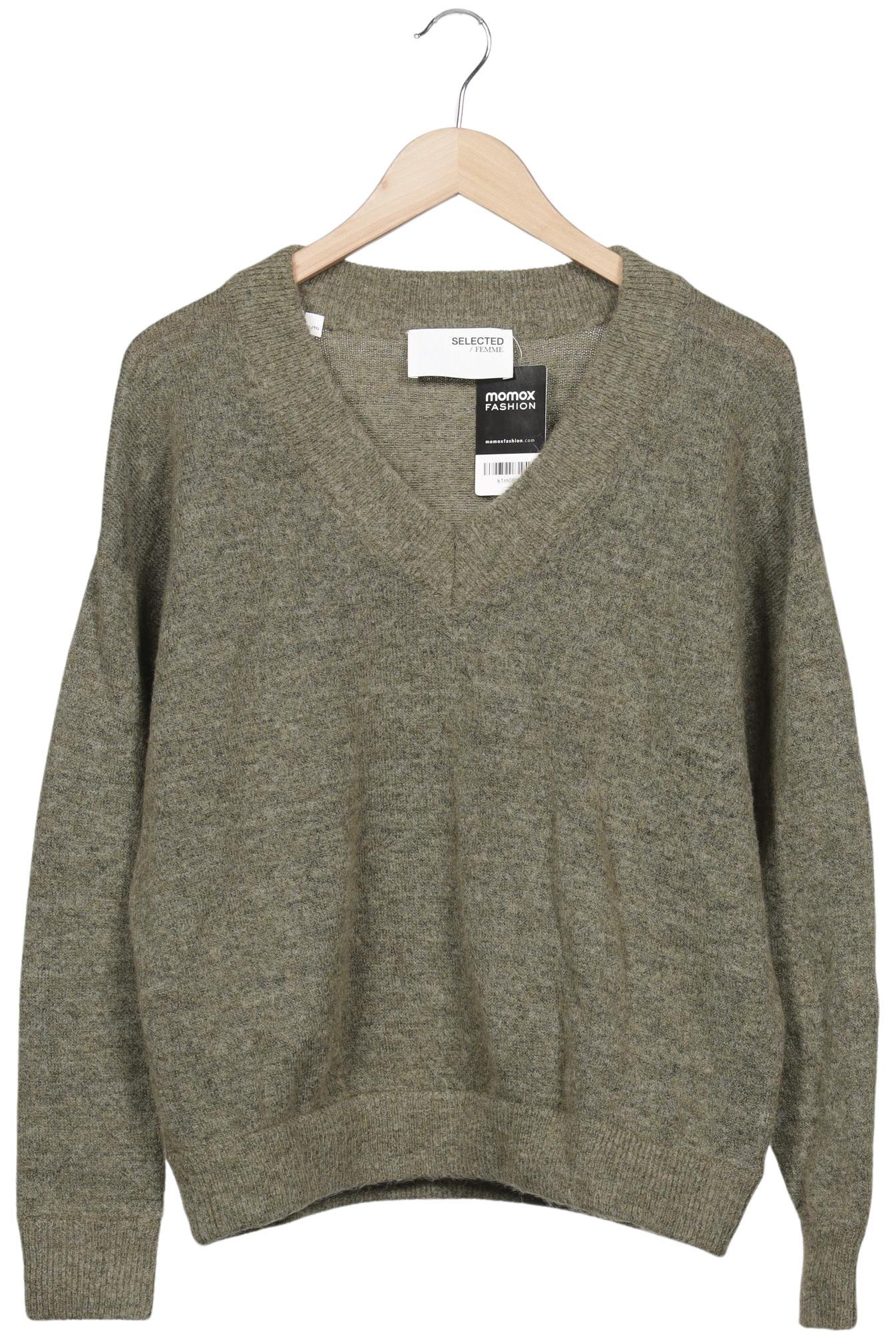 

Selected Damen Pullover, grün, Gr. 44