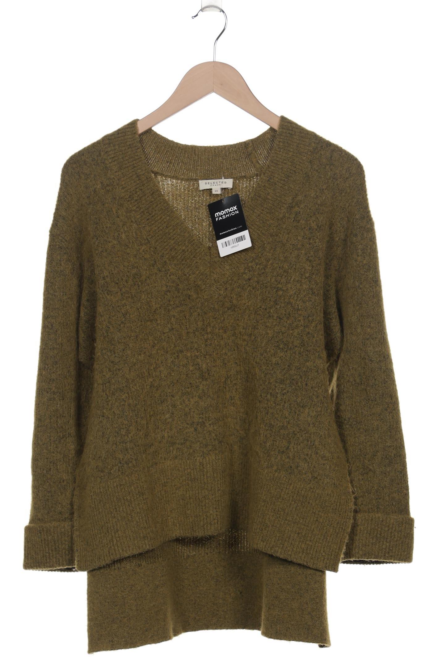 

Selected Damen Pullover, grün, Gr. 34
