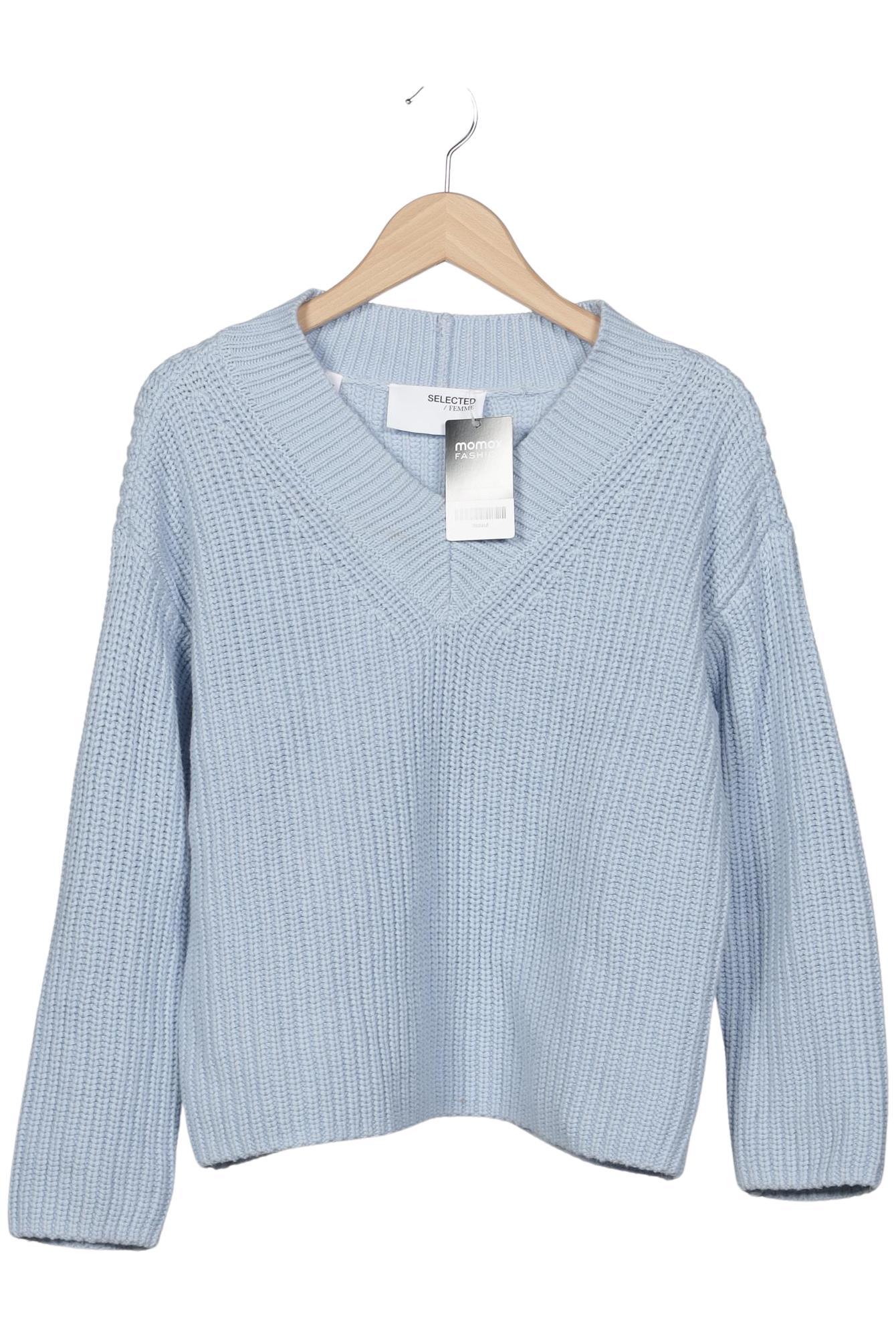 

Selected Damen Pullover, hellblau, Gr. 36