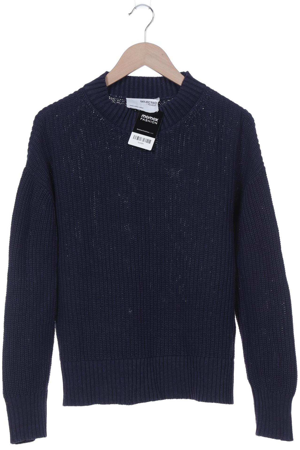 

Selected Damen Pullover, marineblau, Gr. 42