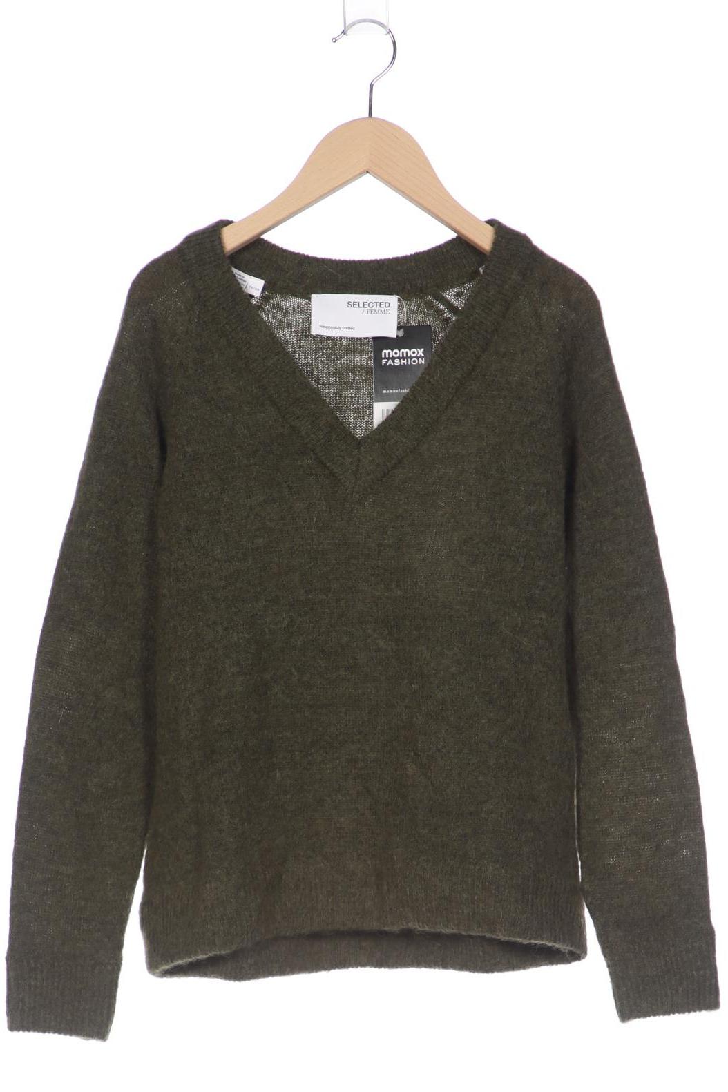 

Selected Damen Pullover, grün, Gr. 34