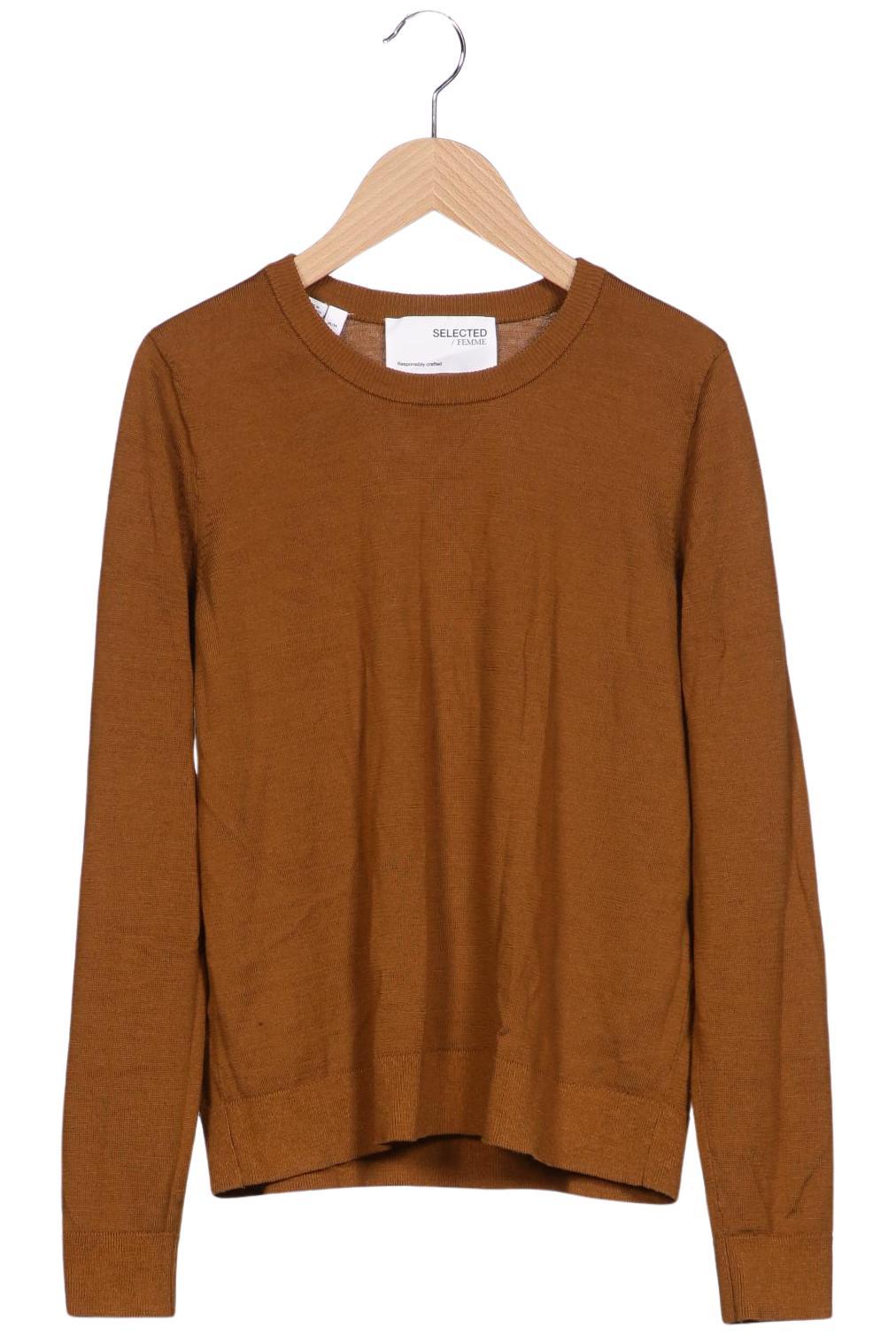 

Selected Damen Pullover, braun, Gr. 38
