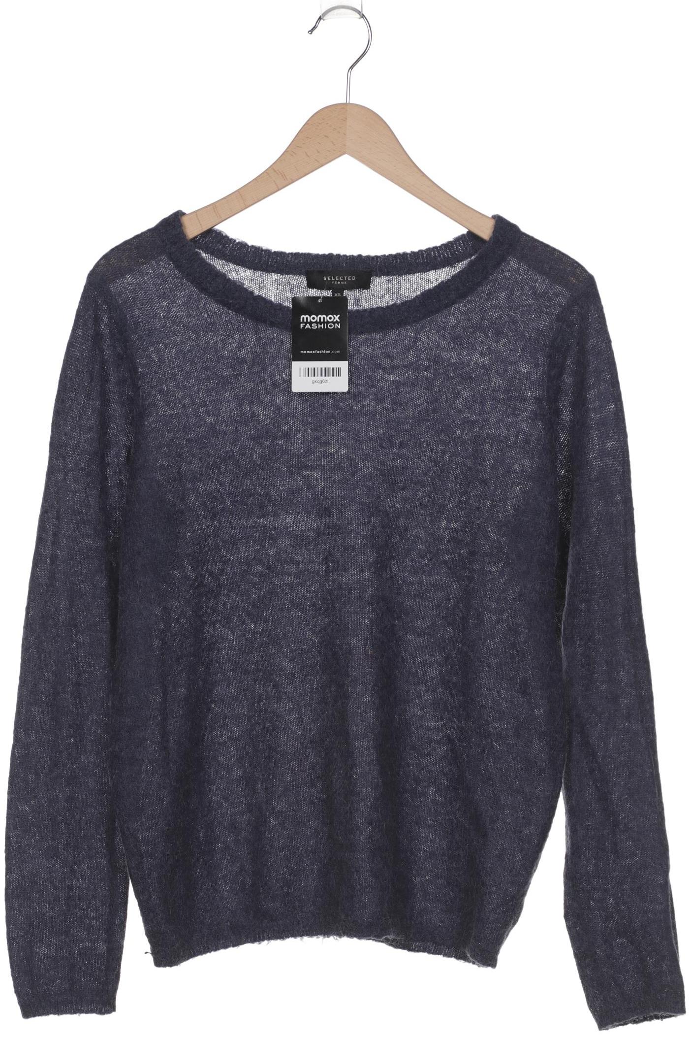 

Selected Damen Pullover, blau, Gr. 34