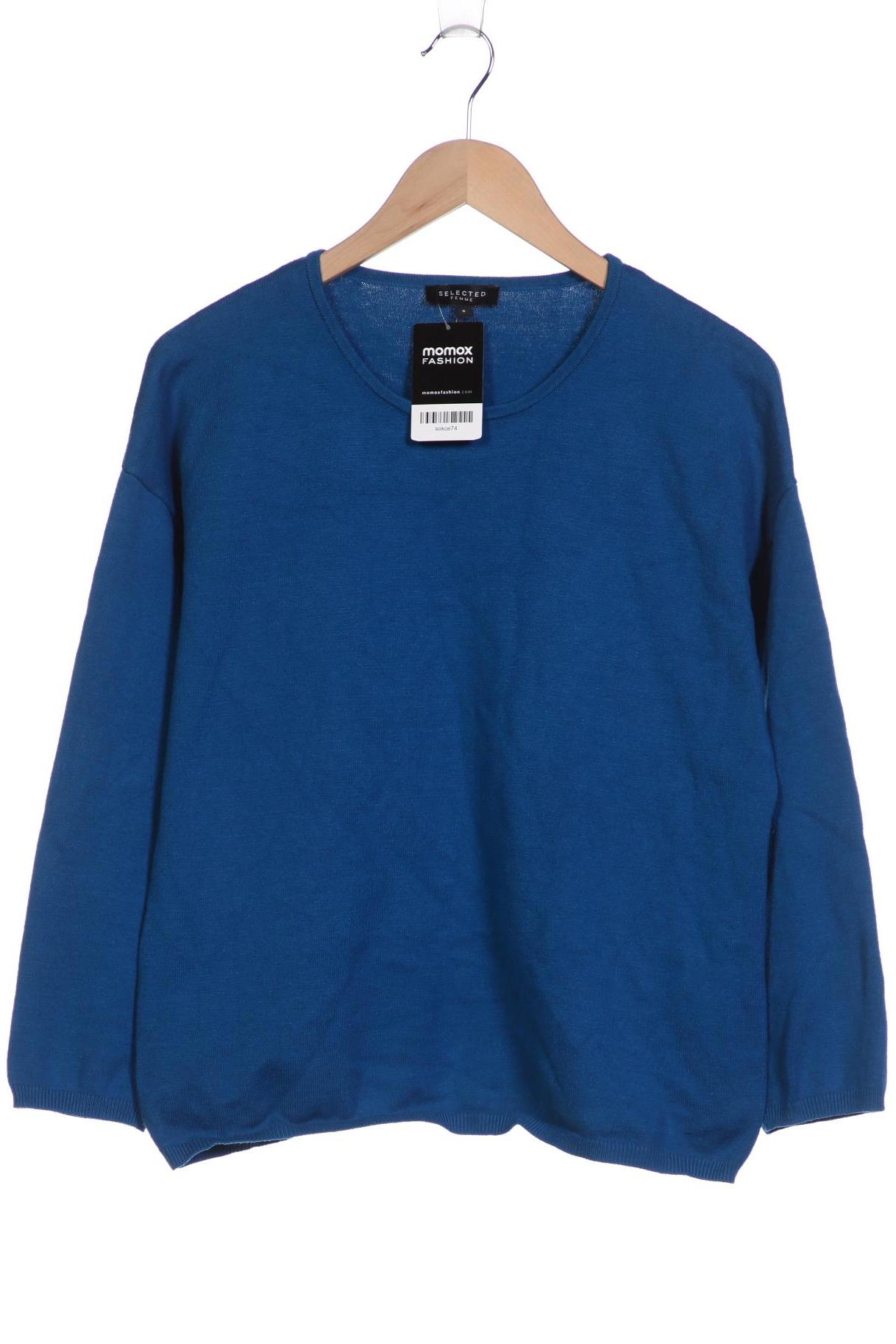 

Selected Damen Pullover, blau, Gr. 36