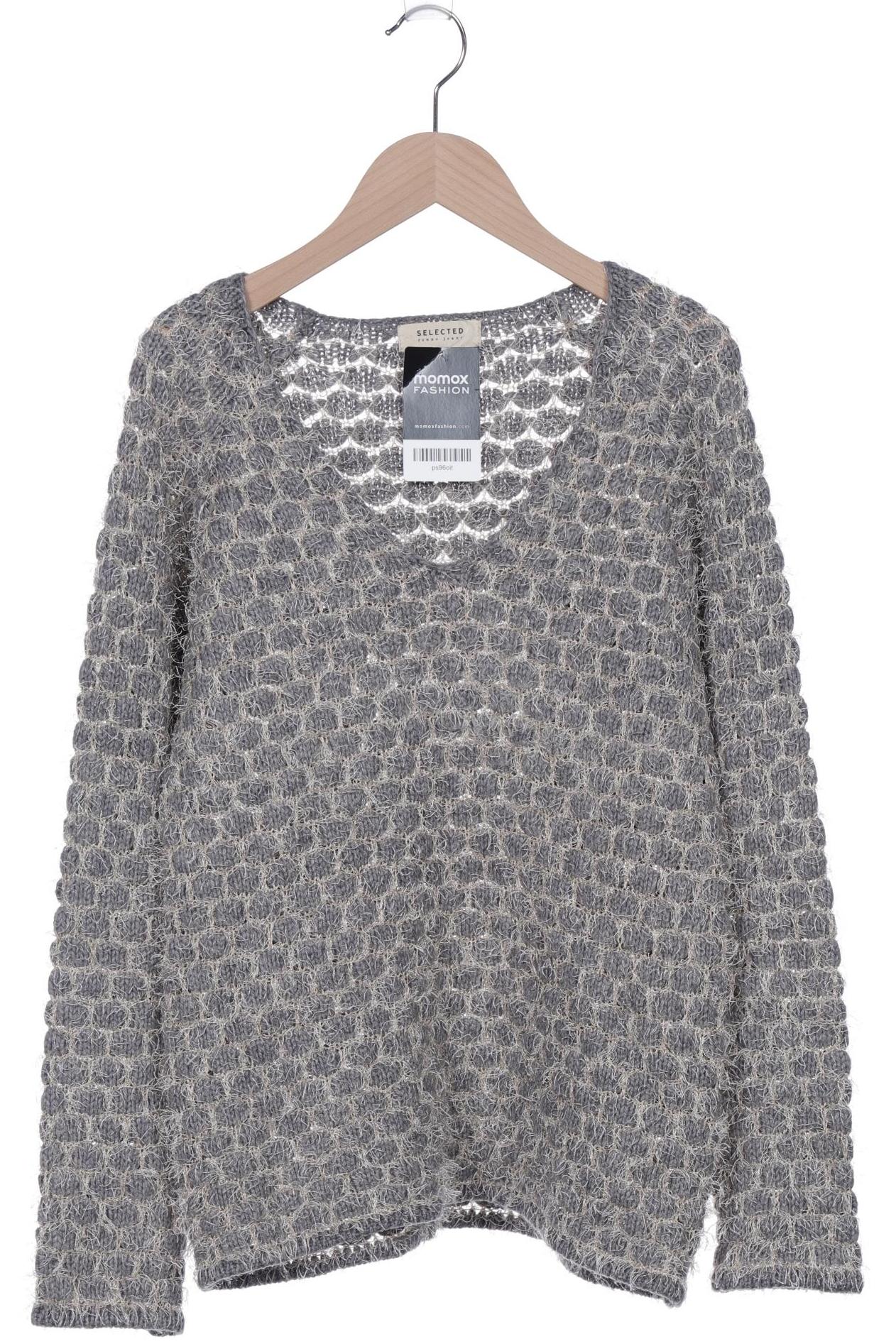 

Selected Damen Pullover, grau, Gr. 38