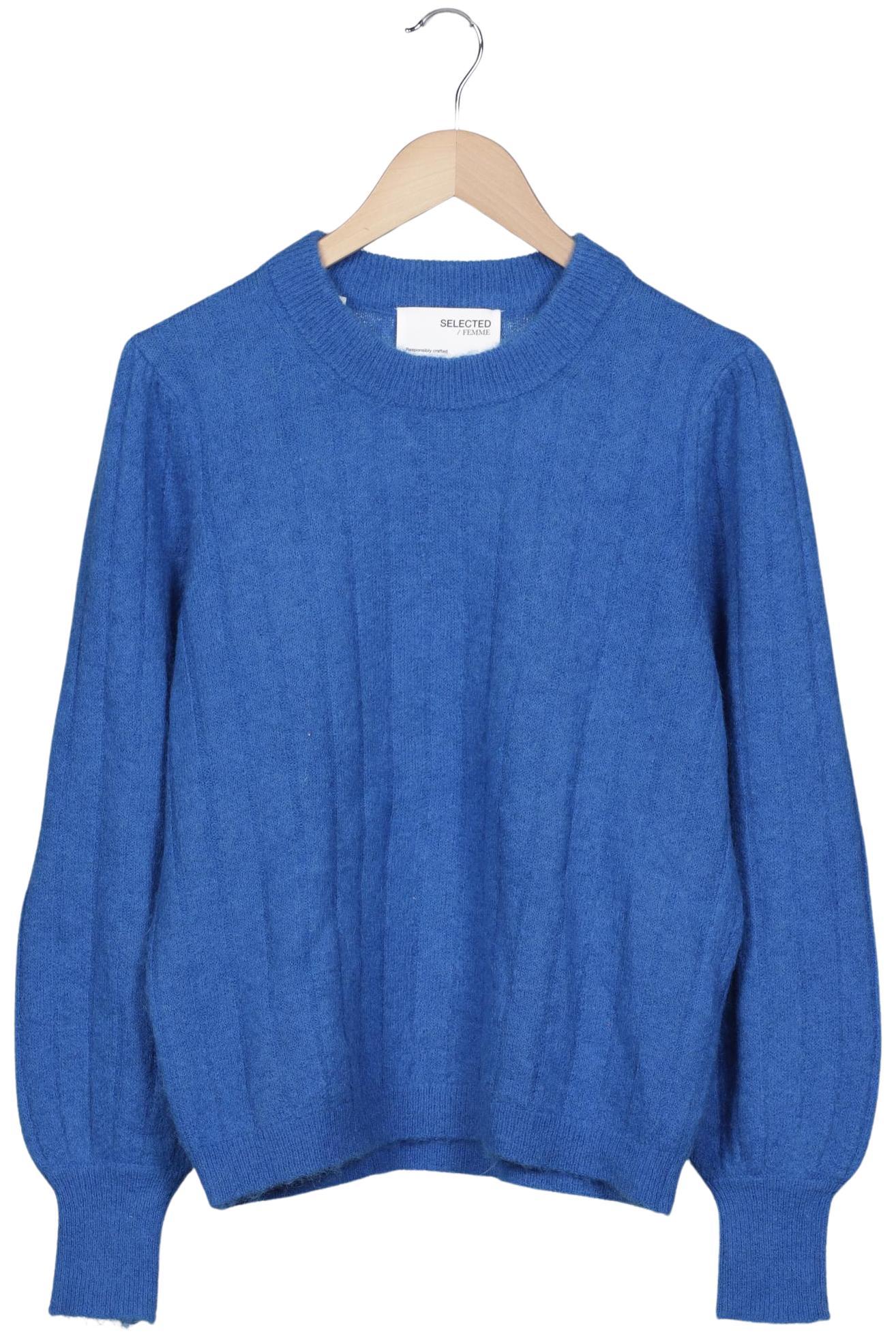 

Selected Damen Pullover, blau, Gr. 42
