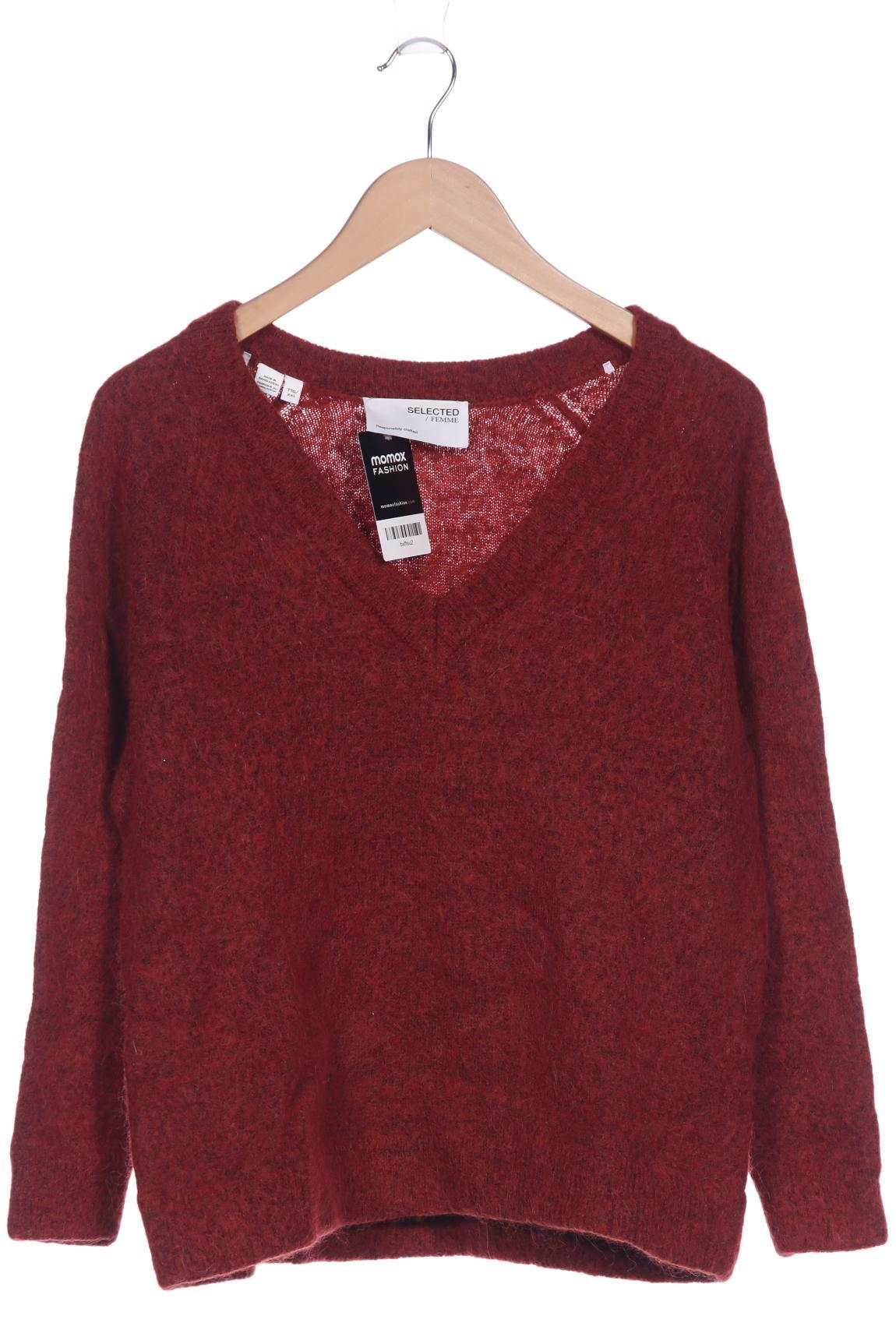 

Selected Damen Pullover, bordeaux, Gr. 46