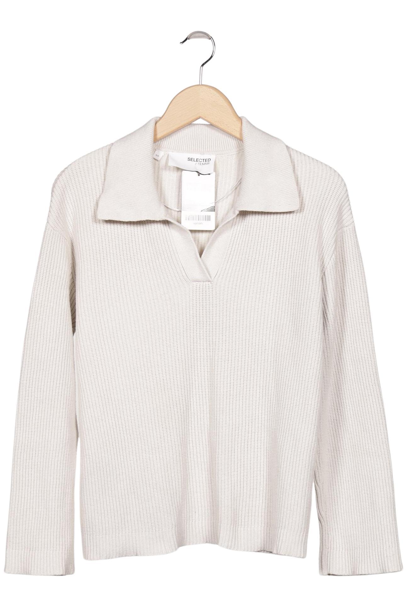 

Selected Damen Pullover, cremeweiß, Gr. 36