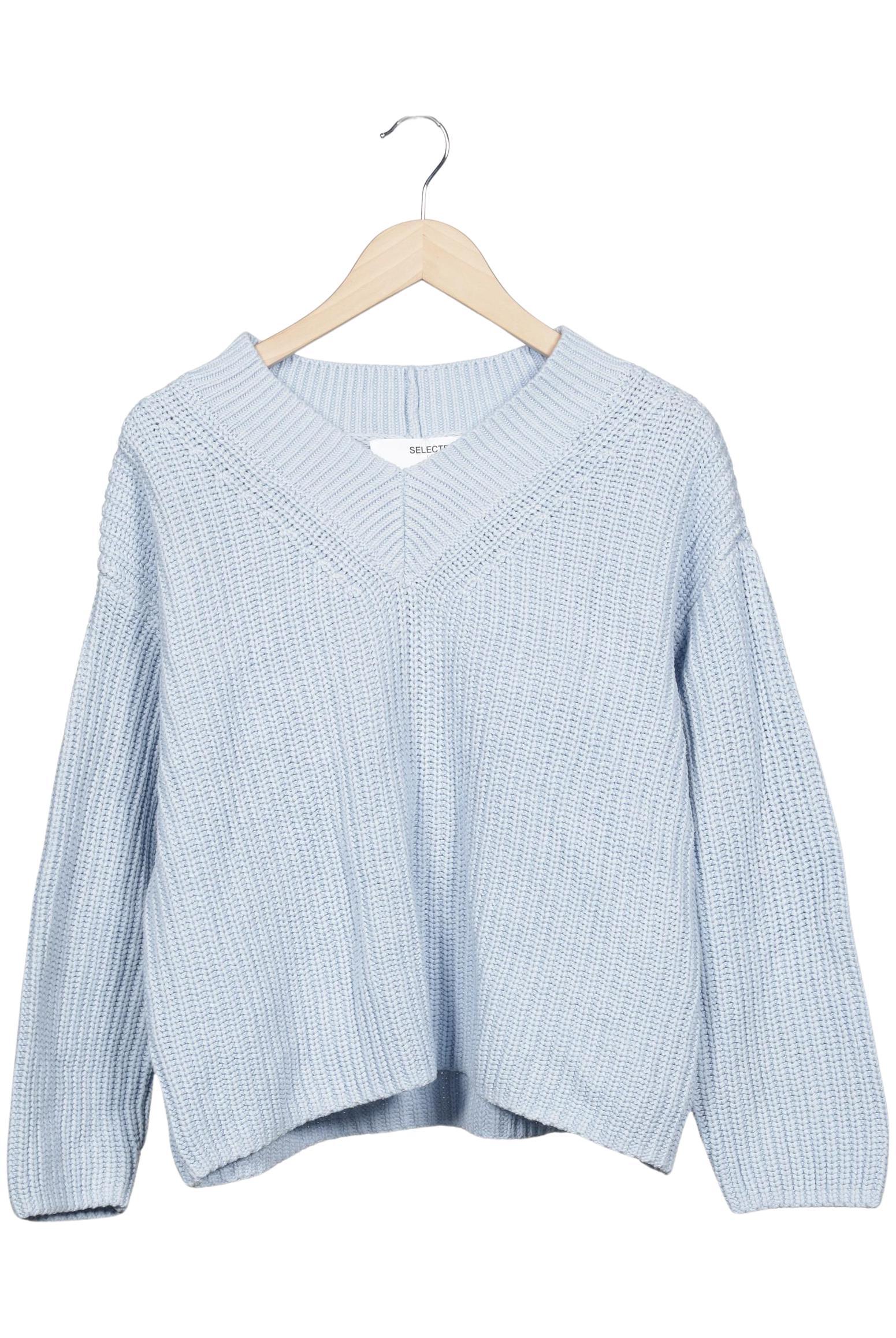 

Selected Damen Pullover, hellblau, Gr. 38