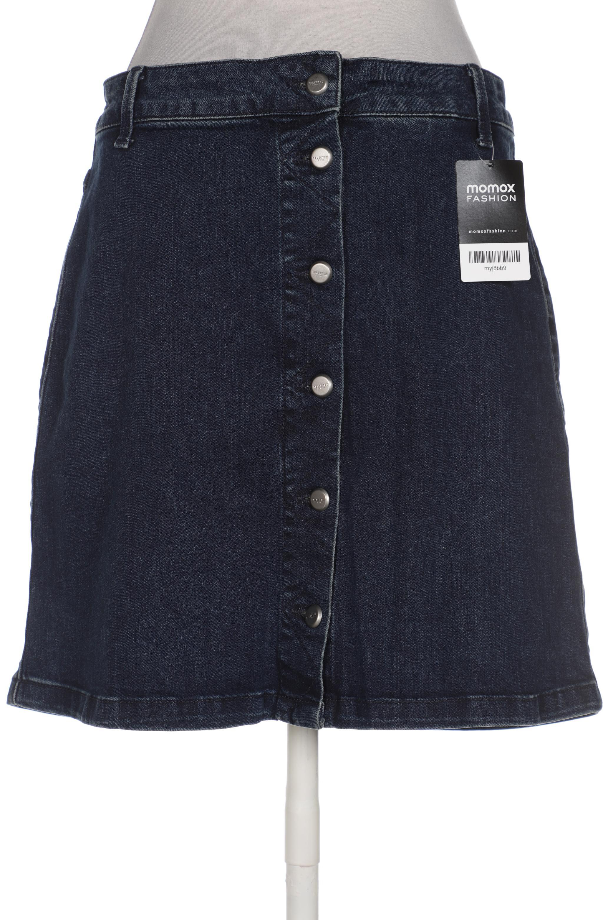 

Selected Damen Rock, marineblau, Gr. 40