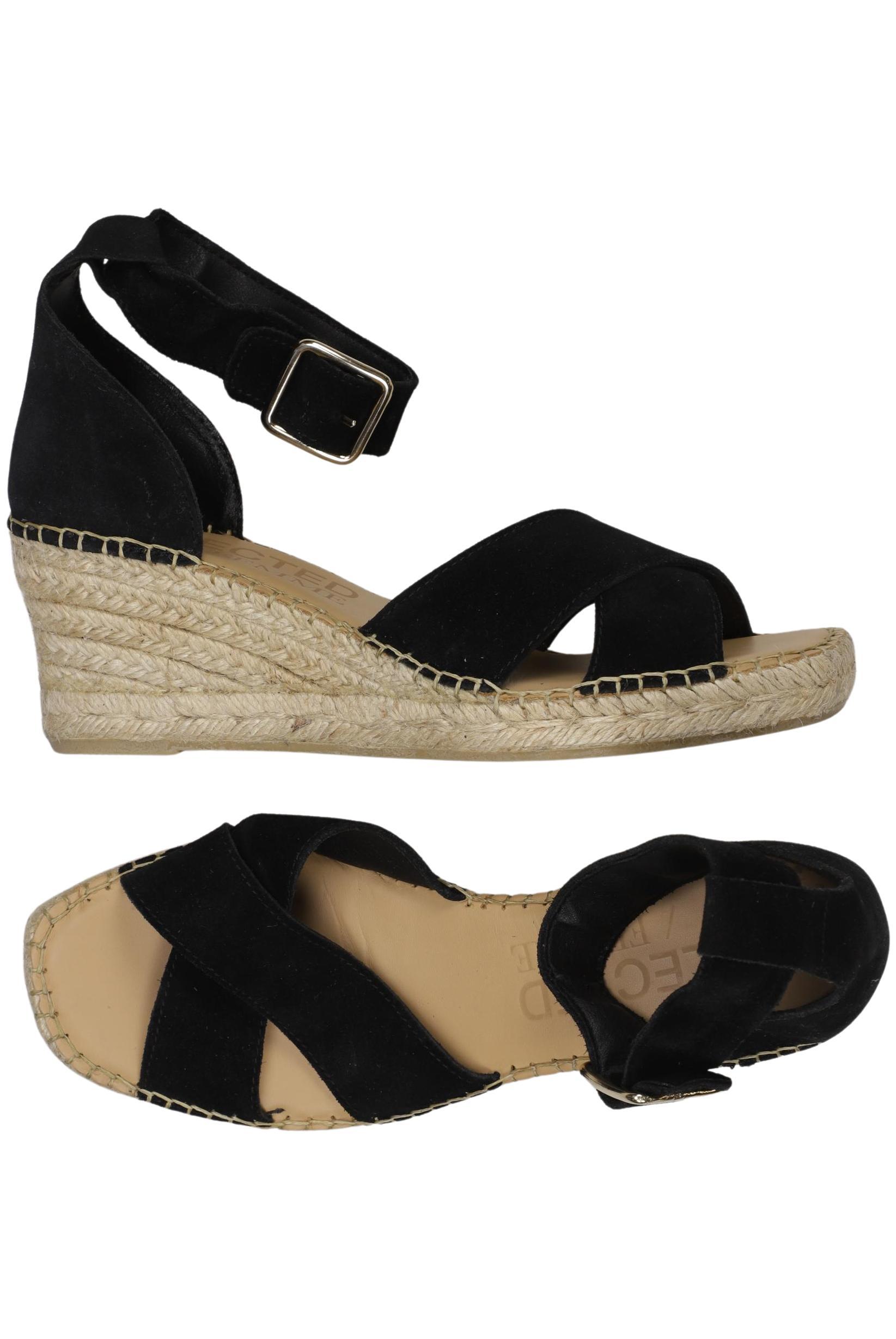 

Selected Damen Sandale, schwarz, Gr. 37