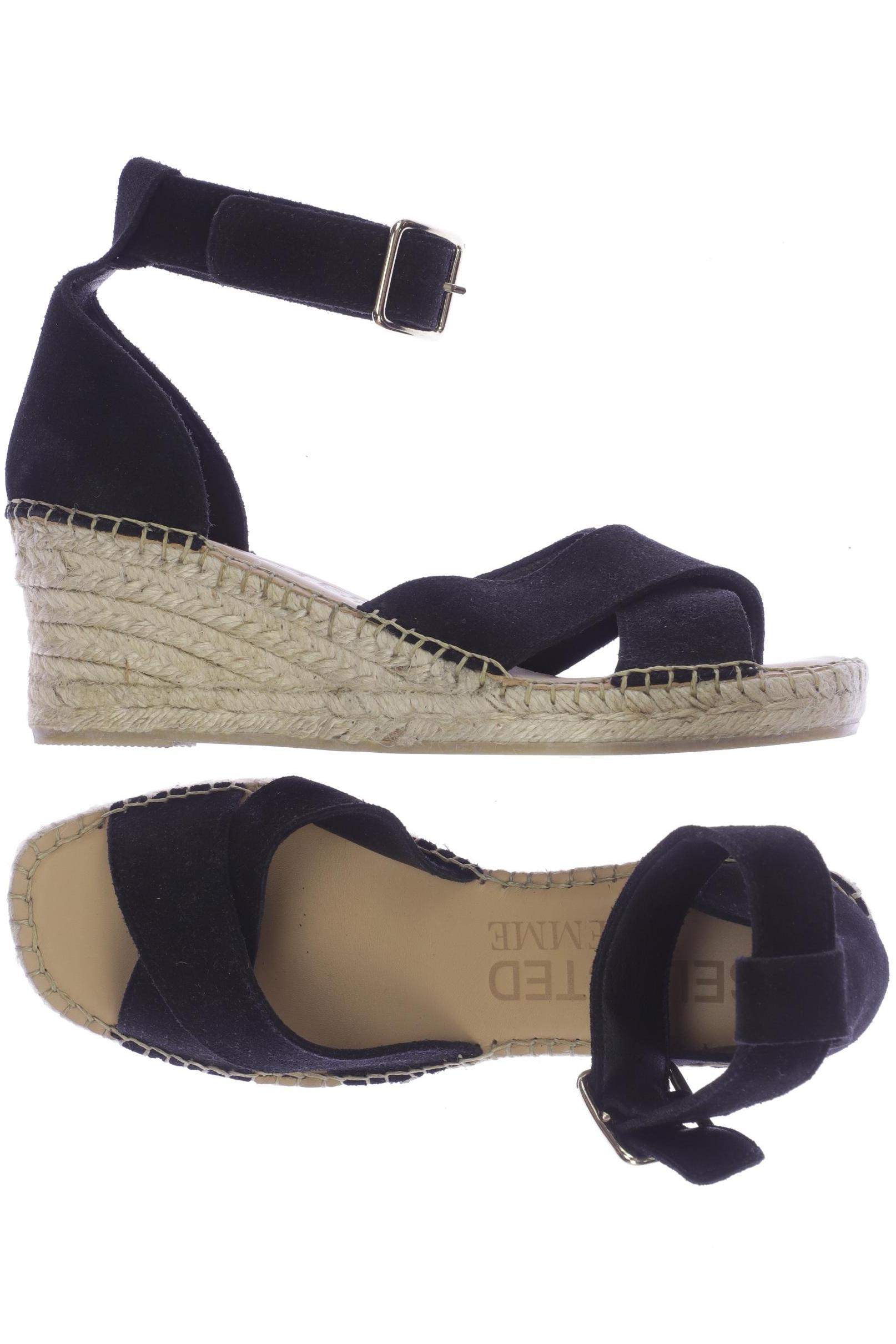 

Selected Damen Sandale, schwarz, Gr. 37