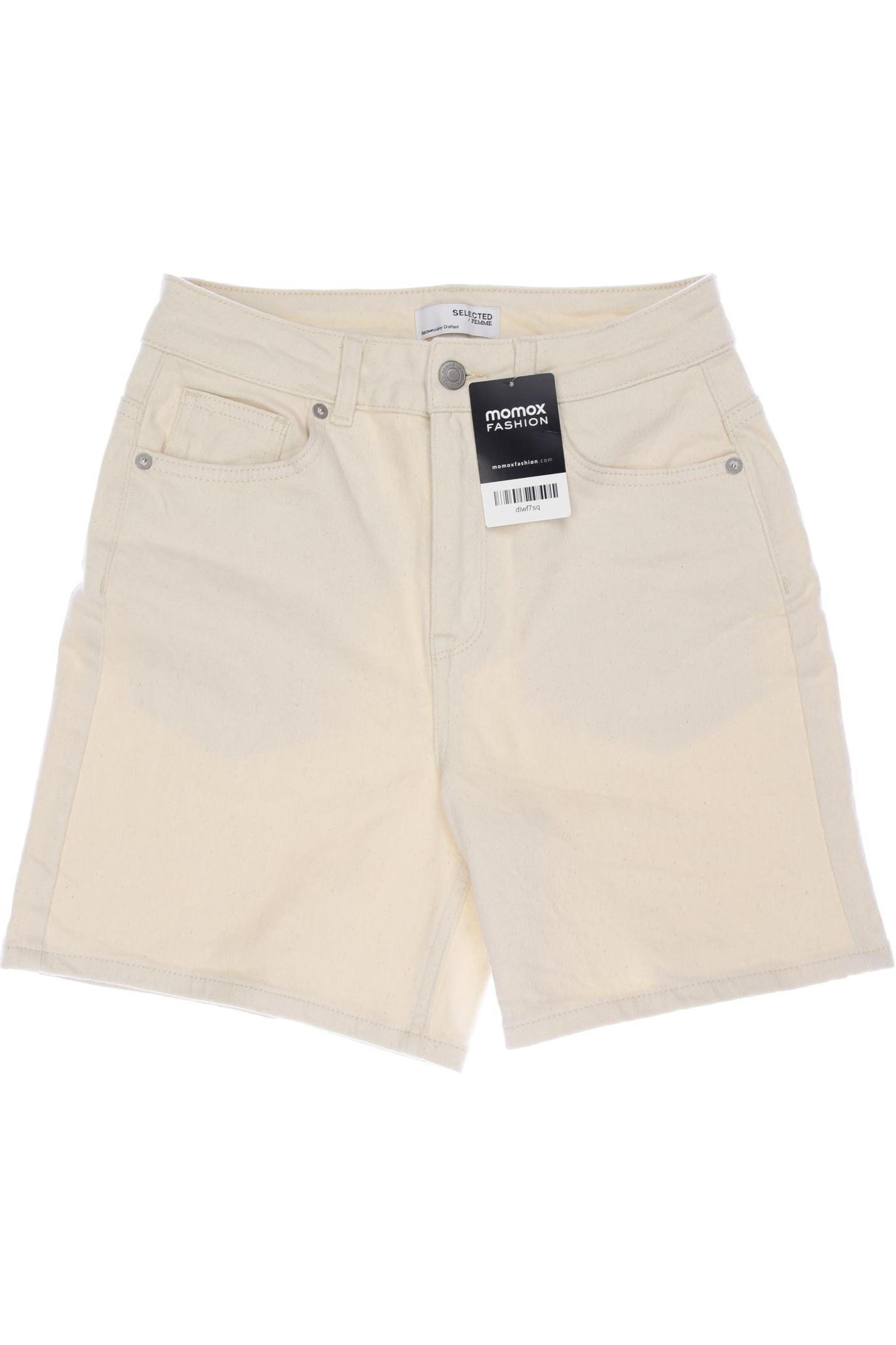 

Selected Damen Shorts, cremeweiß, Gr. 36