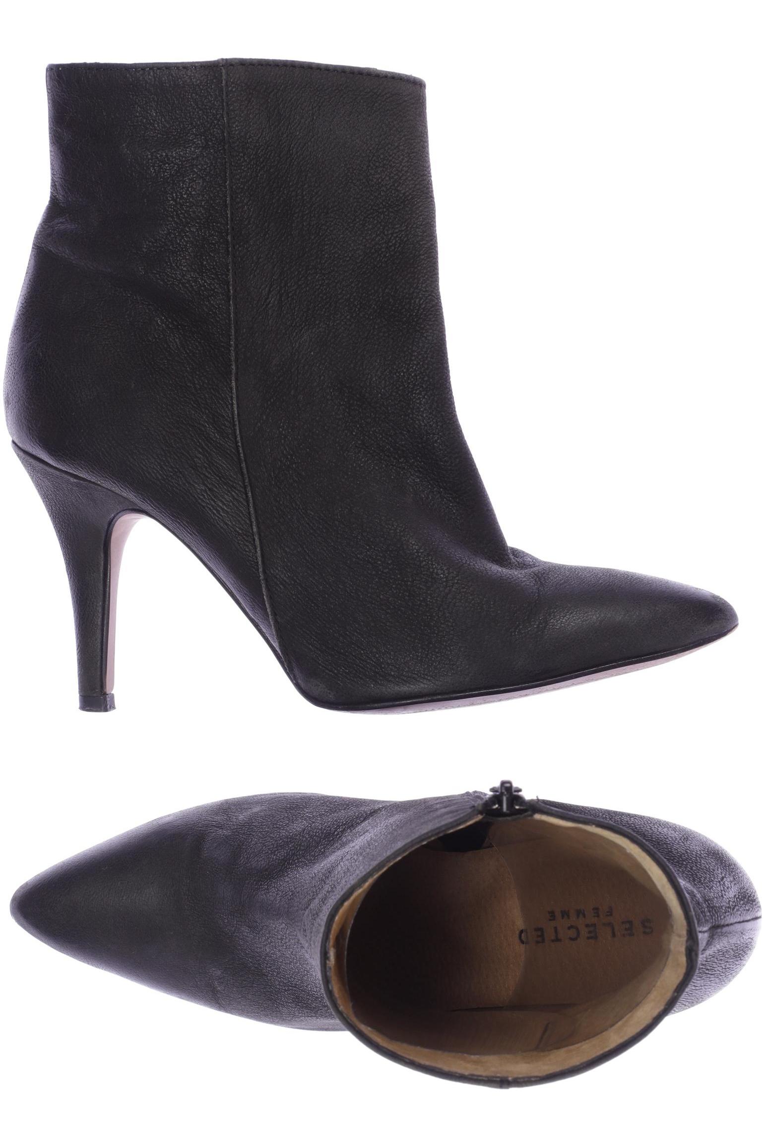 

Selected Damen Stiefelette, schwarz, Gr. 39