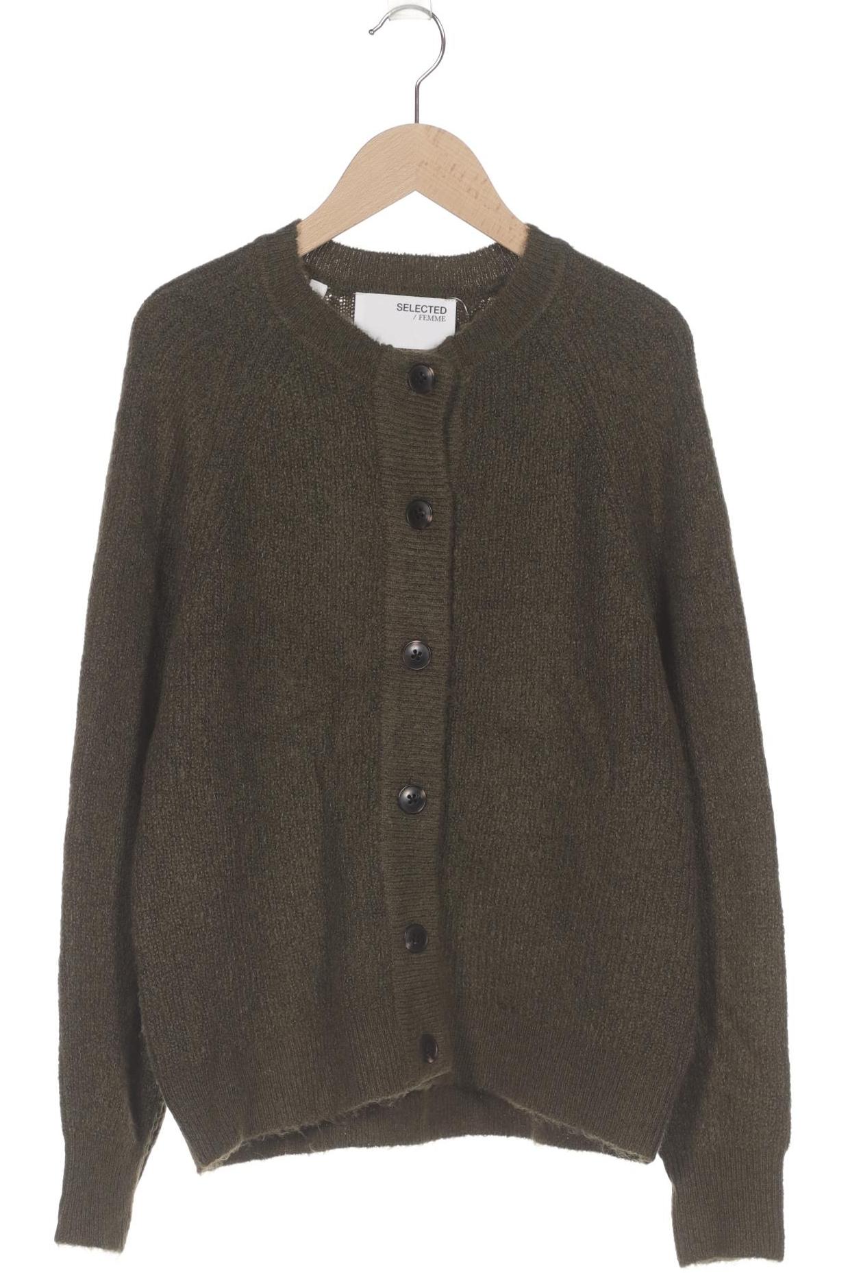 

Selected Damen Strickjacke, grün, Gr. 34