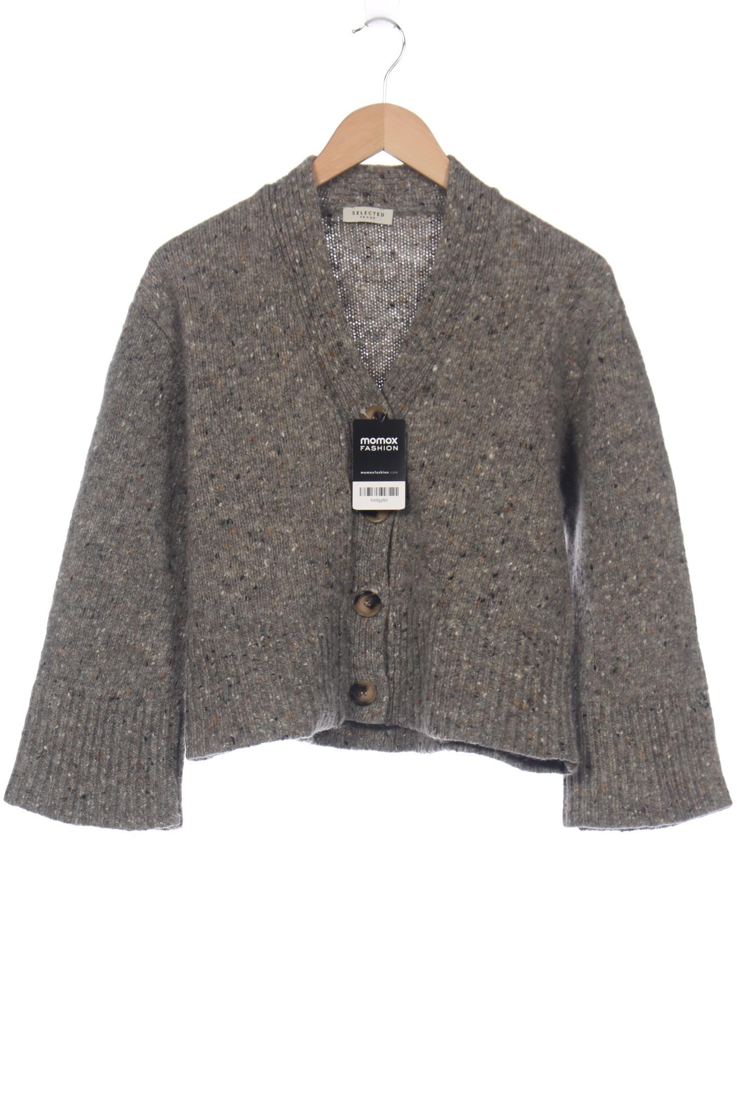 

Selected Damen Strickjacke, grau, Gr. 38