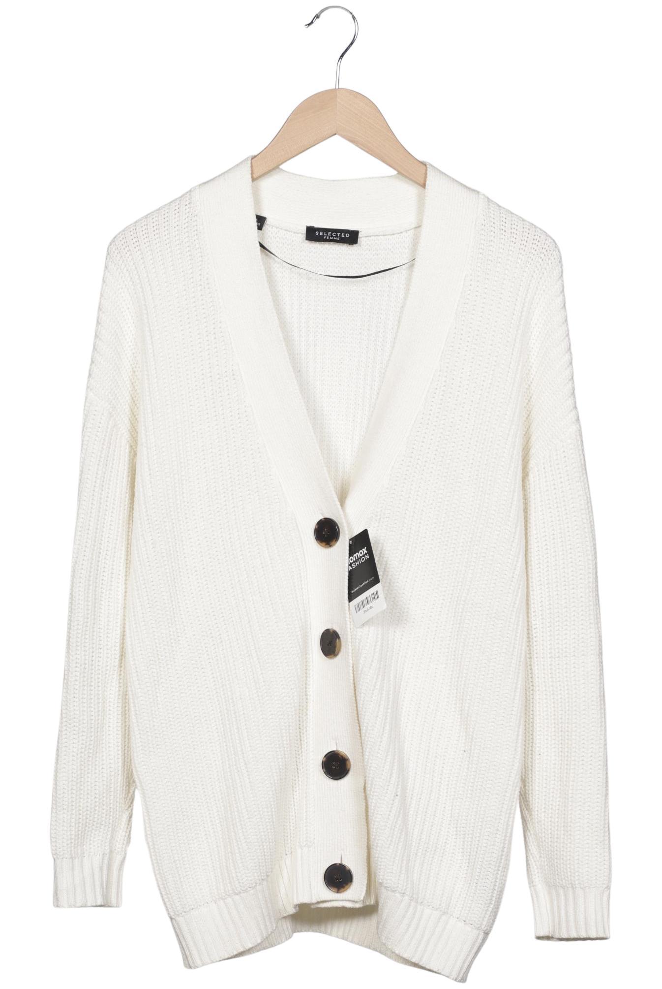 

Selected Damen Strickjacke, weiß, Gr. 34