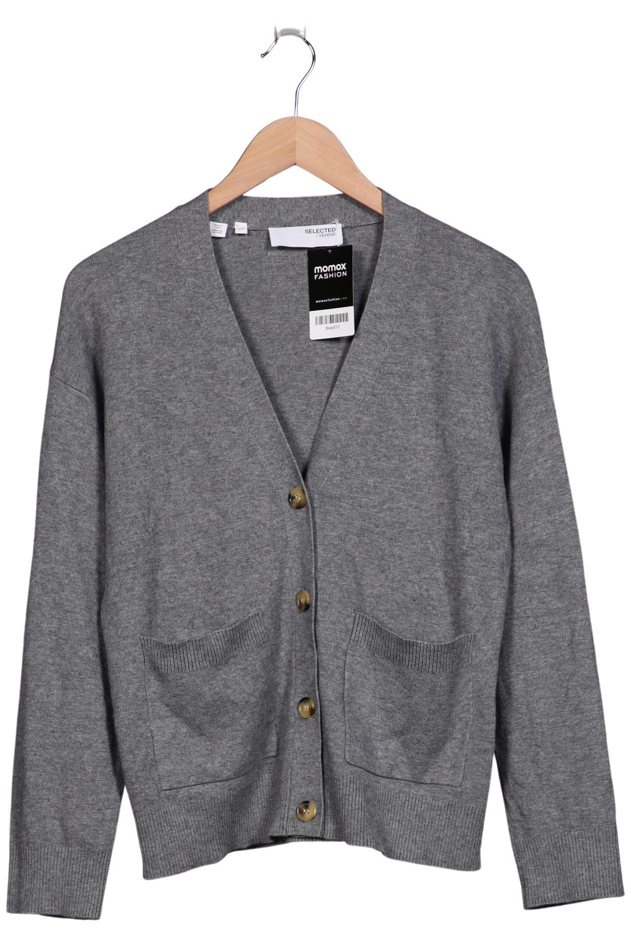 

Selected Damen Strickjacke, grau, Gr. 36