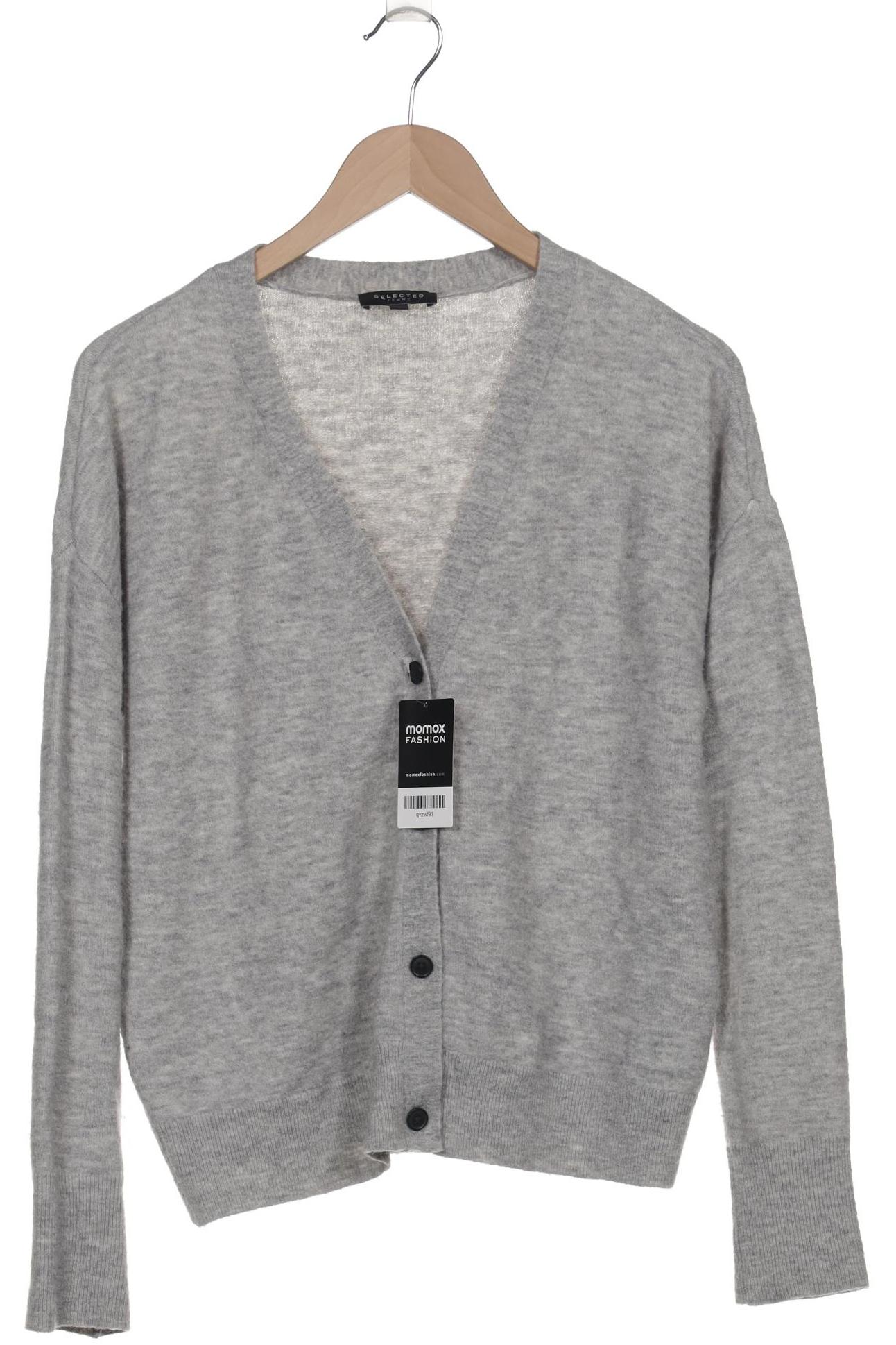 

Selected Damen Strickjacke, grau, Gr. 38