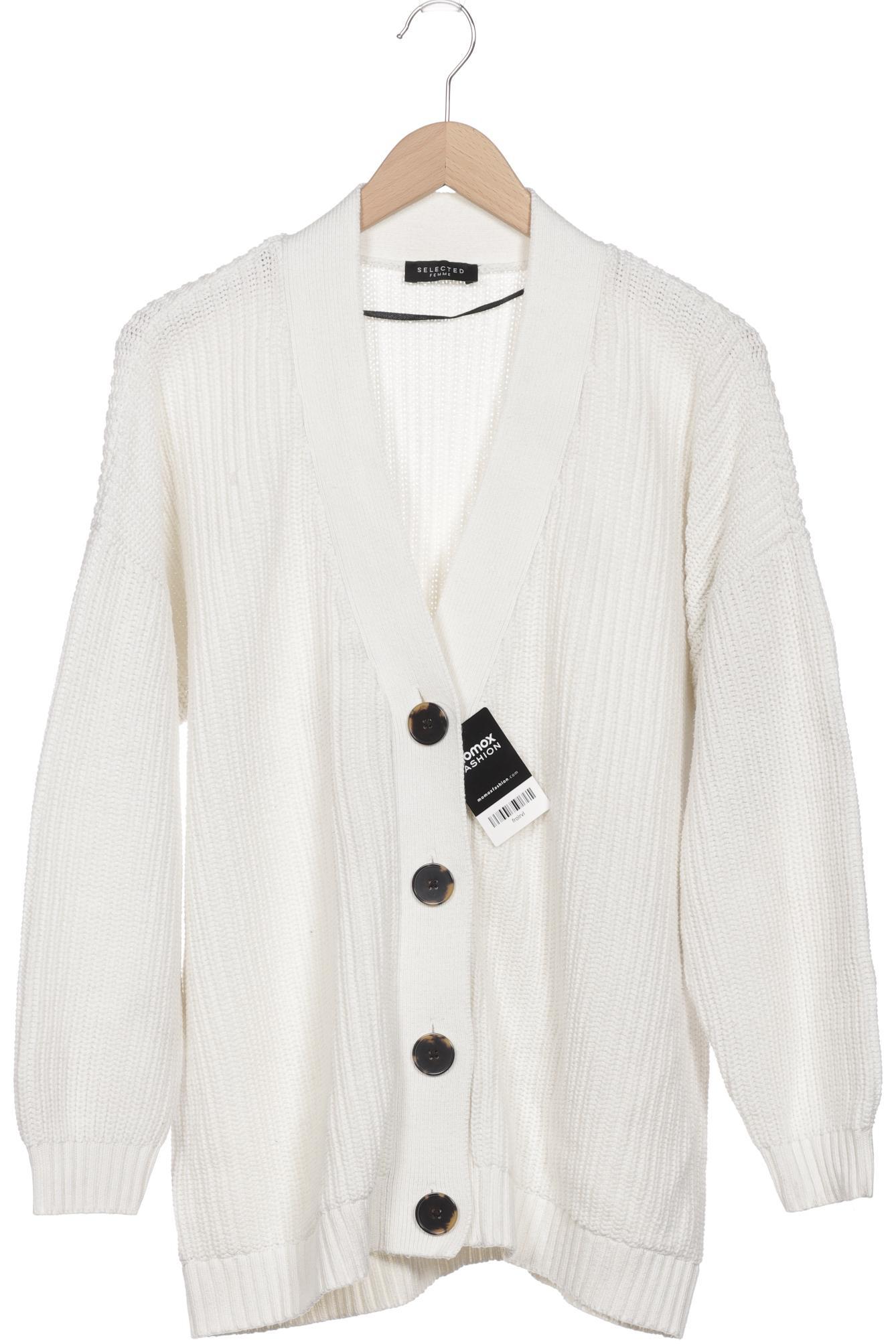

Selected Damen Strickjacke, weiß, Gr. 42