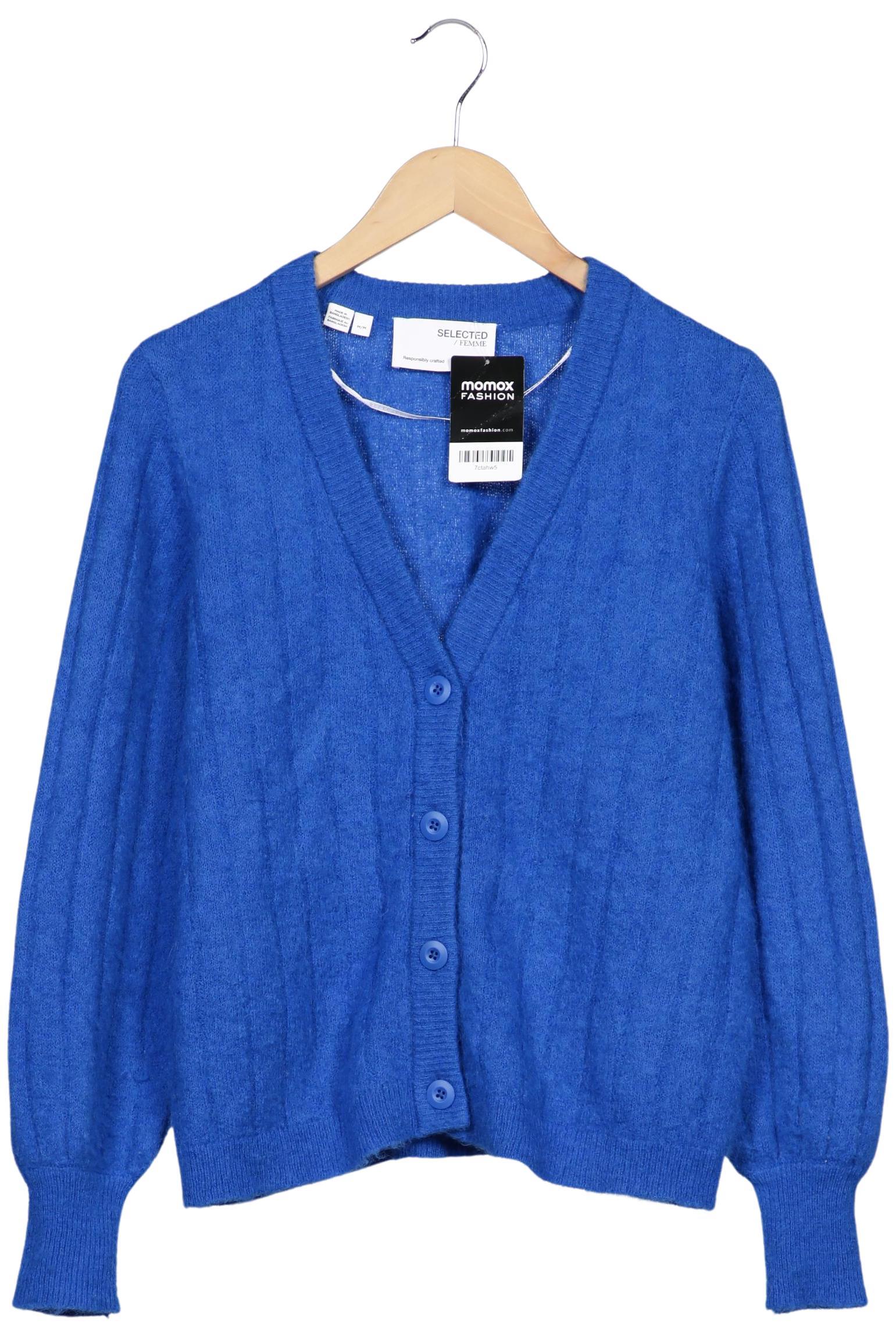 

Selected Damen Strickjacke, blau, Gr. 38