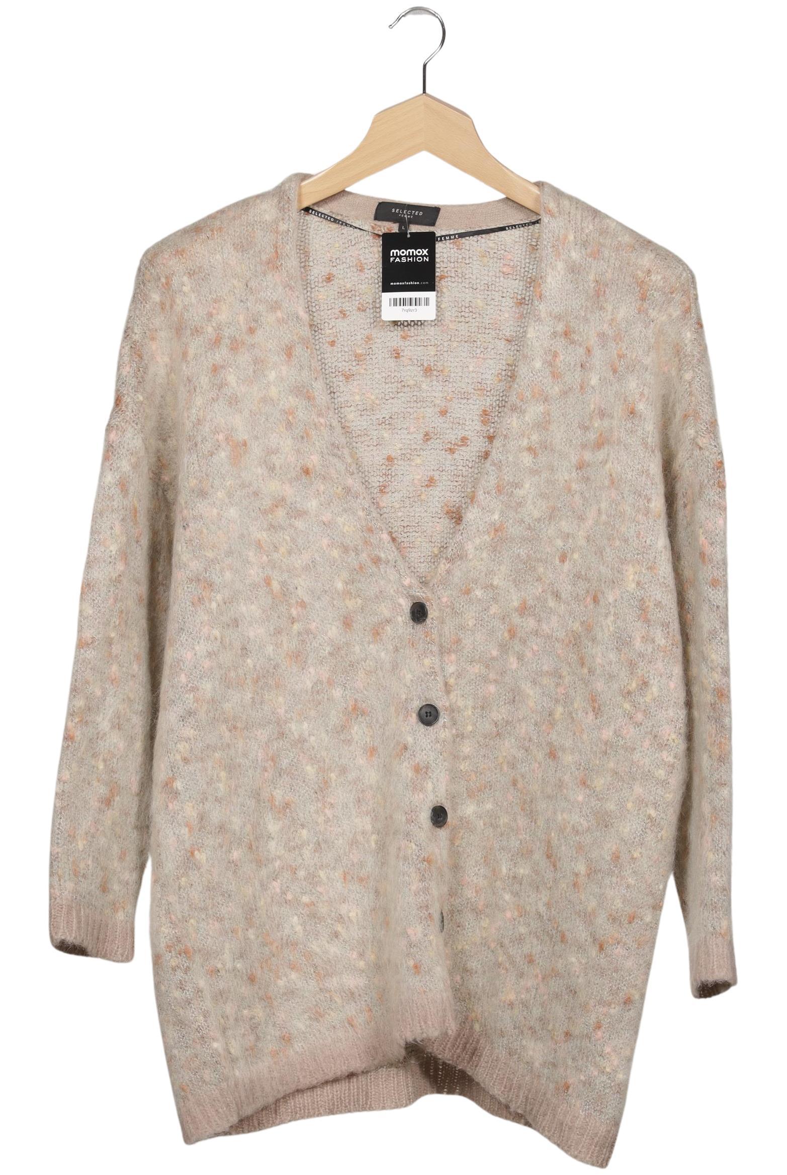 

Selected Damen Strickjacke, beige, Gr. 42