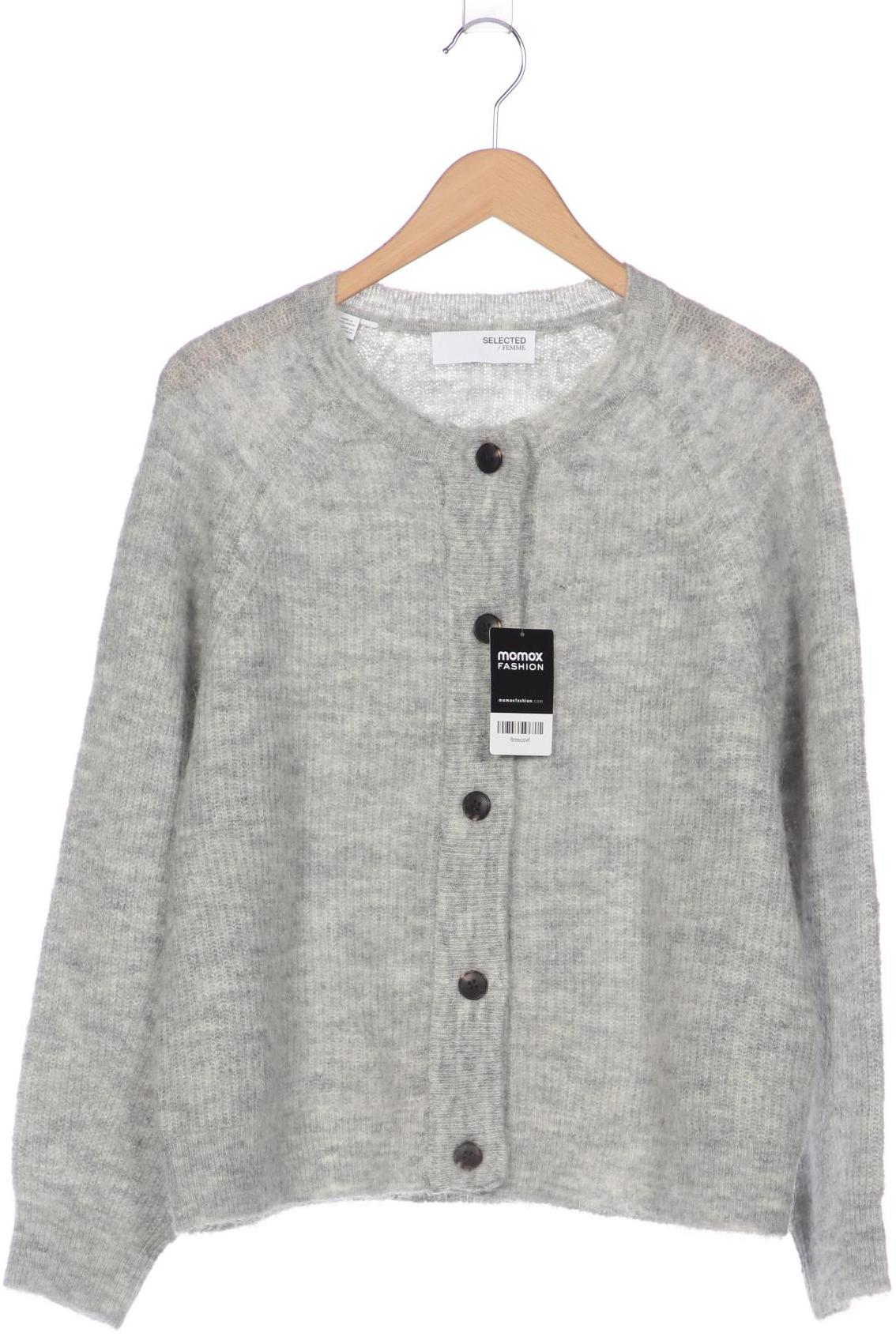 

Selected Damen Strickjacke, grau, Gr. 46