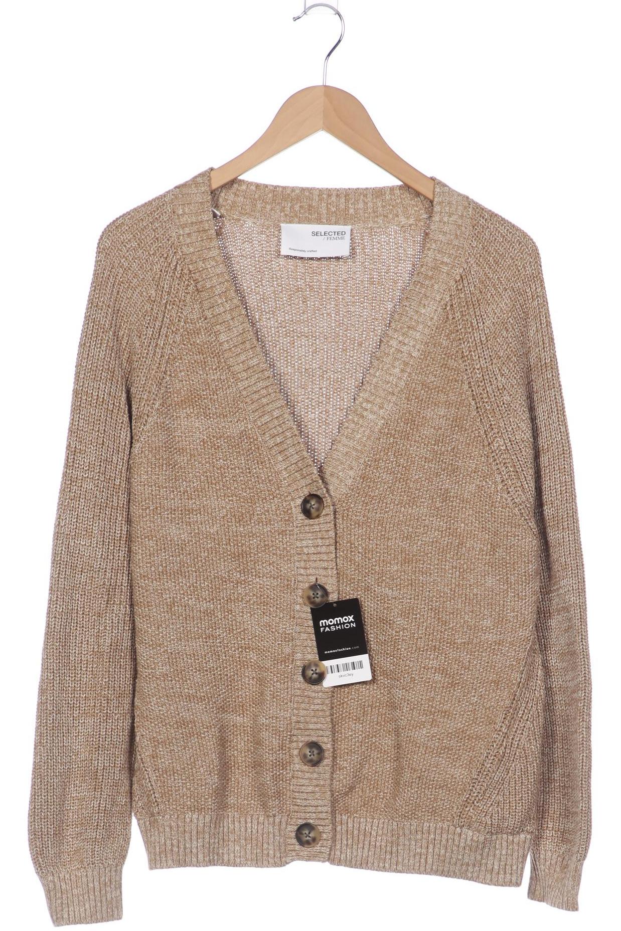

Selected Damen Strickjacke, beige, Gr. 44