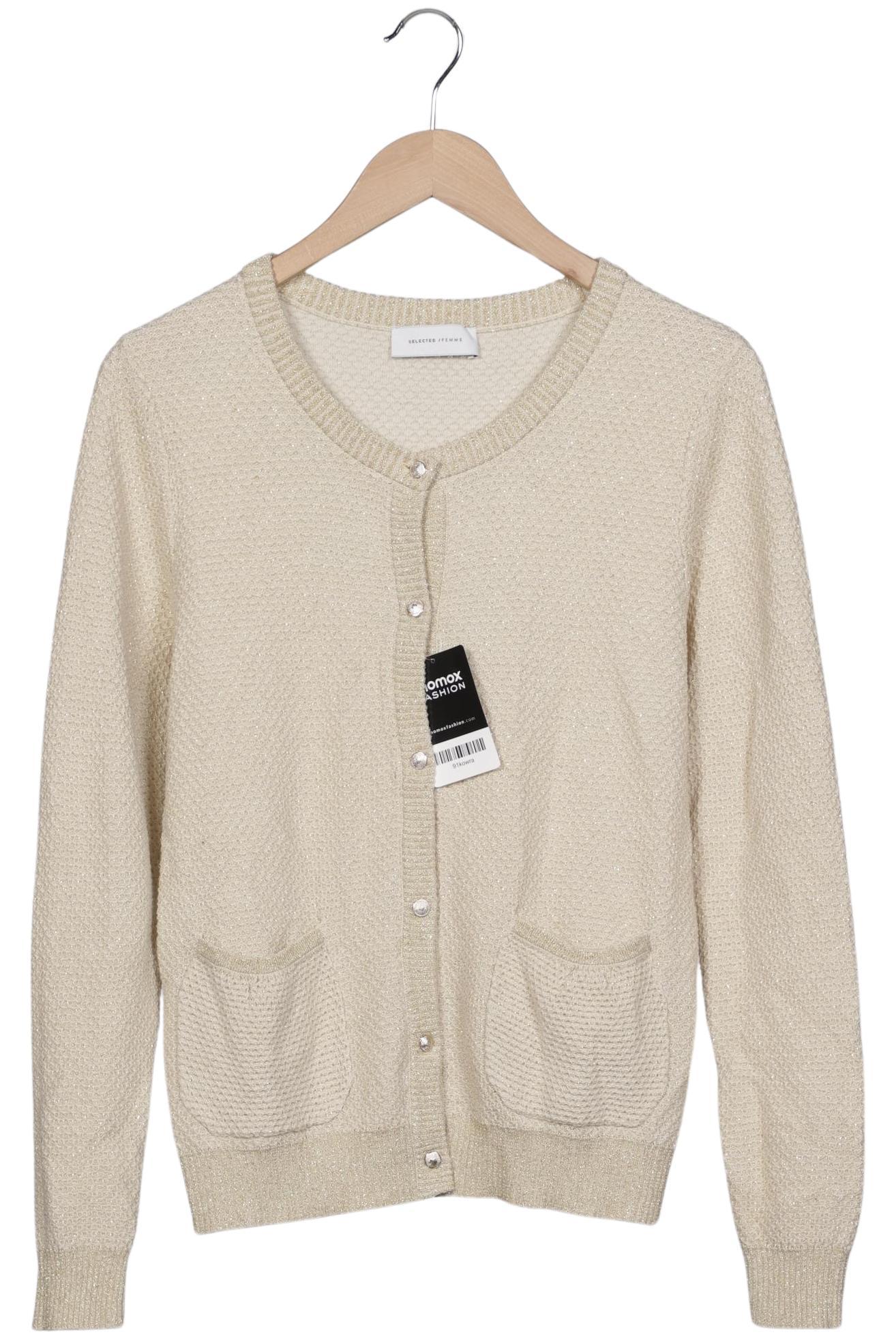 

Selected Damen Strickjacke, beige, Gr. 38