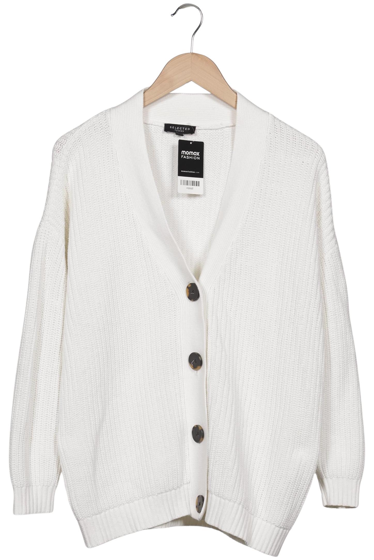 

Selected Damen Strickjacke, weiß, Gr. 38
