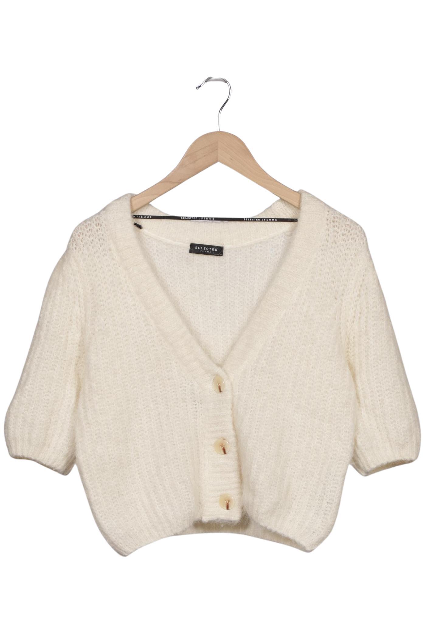 

Selected Damen Strickjacke, cremeweiß, Gr. 36