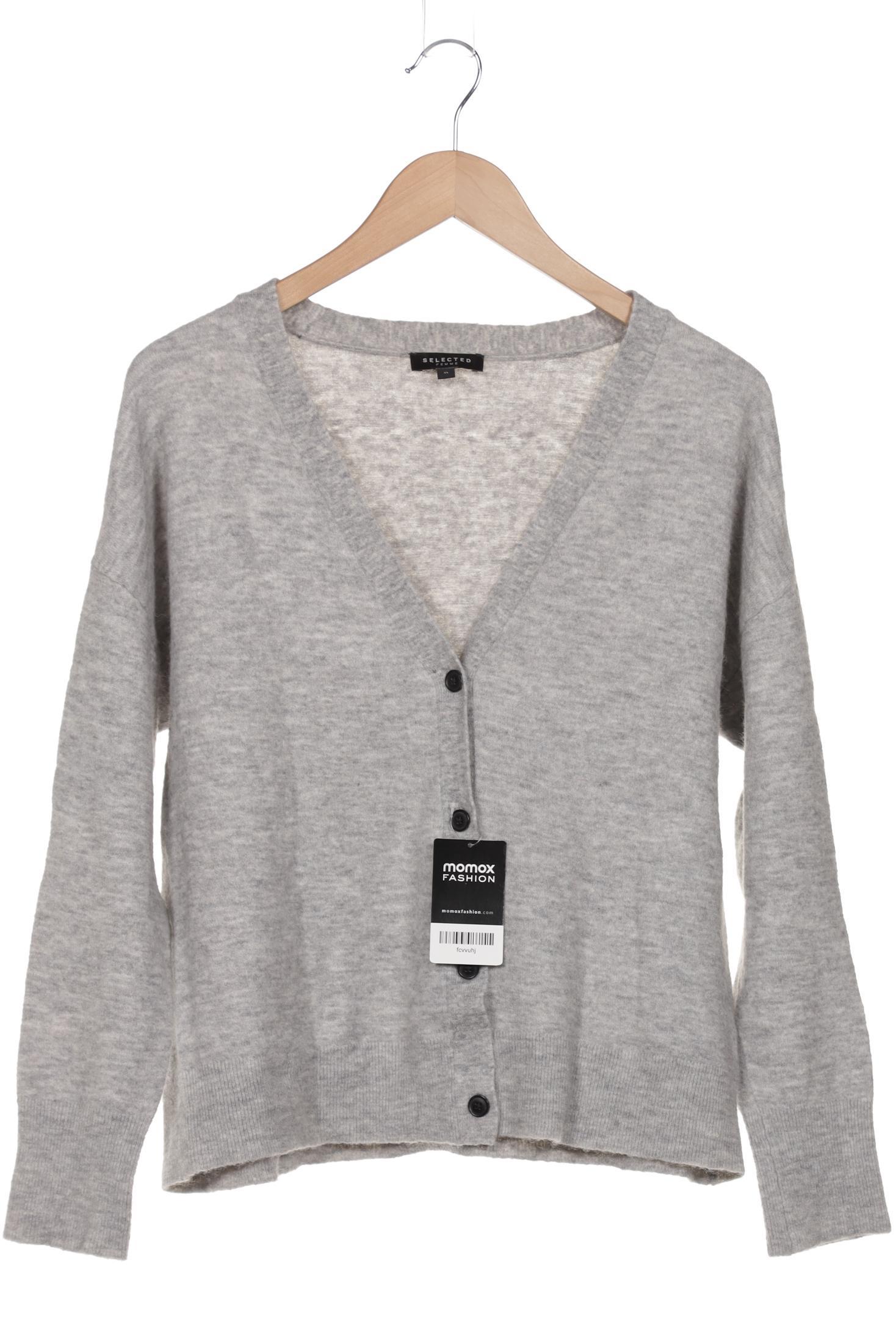 

Selected Damen Strickjacke, grau, Gr. 44