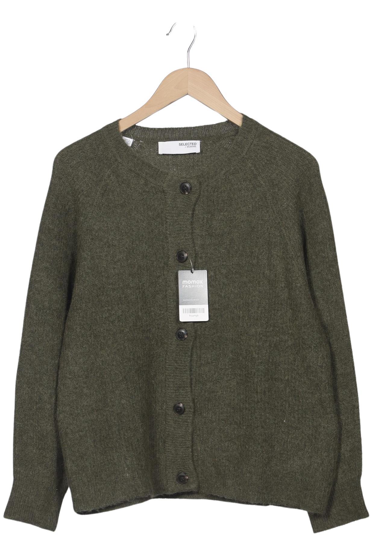 

Selected Damen Strickjacke, grün, Gr. 44