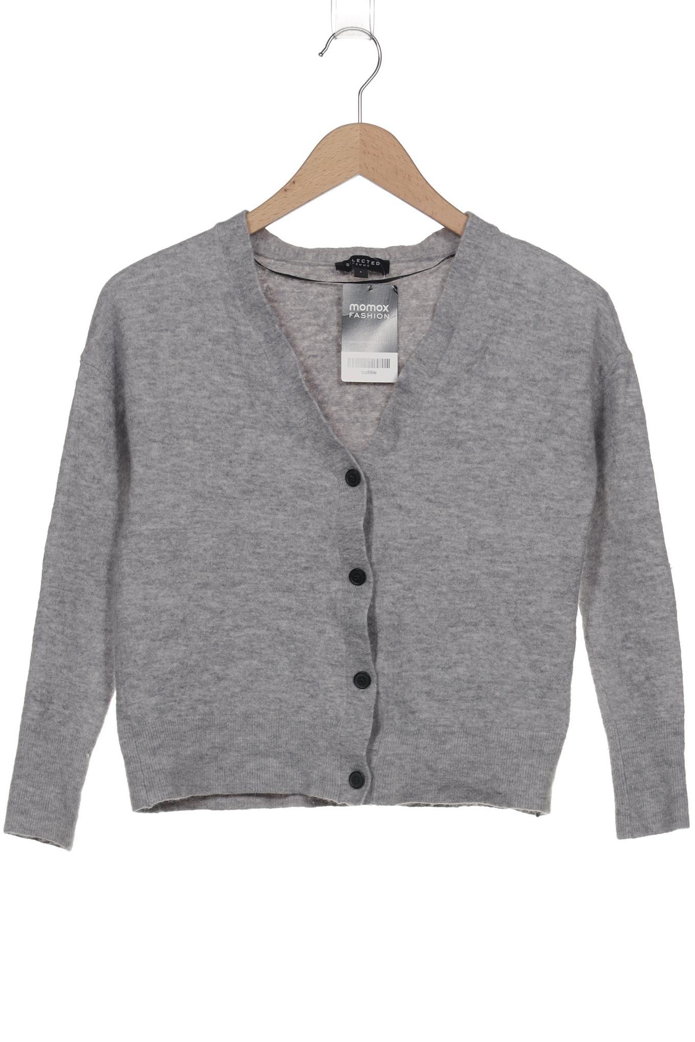 

Selected Damen Strickjacke, grau, Gr. 36