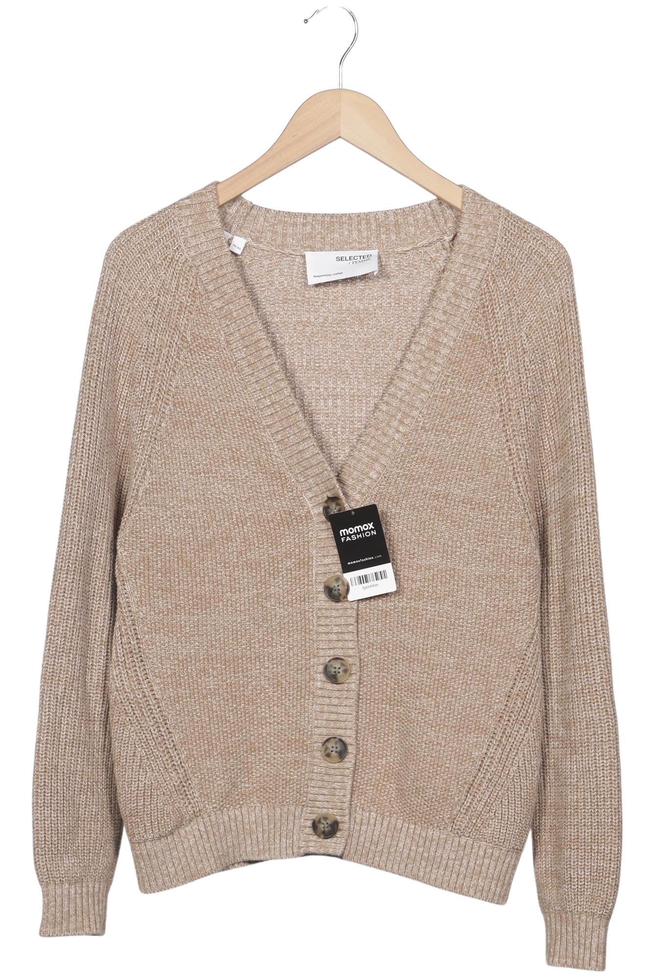 

Selected Damen Strickjacke, beige, Gr. 34