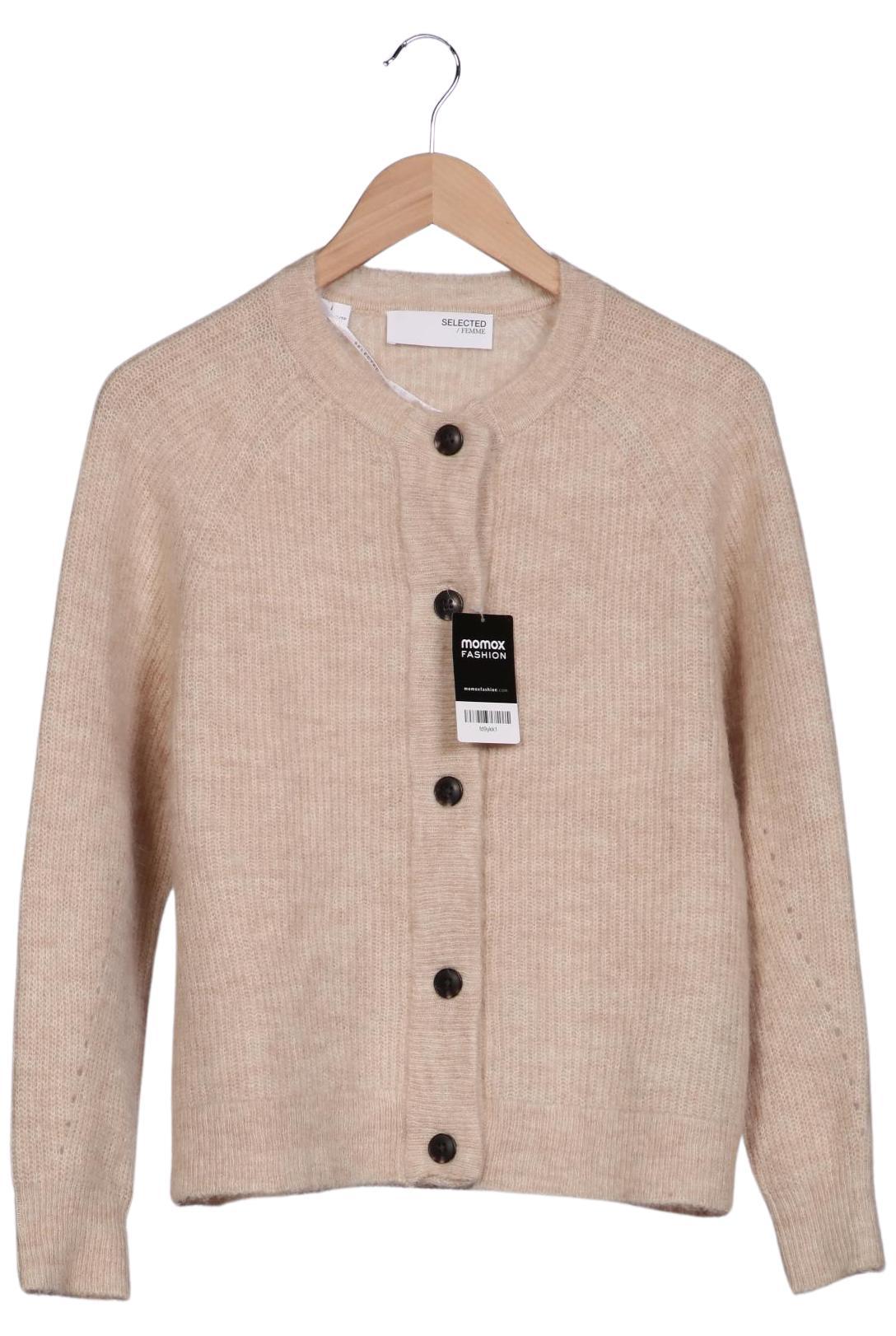 

Selected Damen Strickjacke, beige, Gr. 34