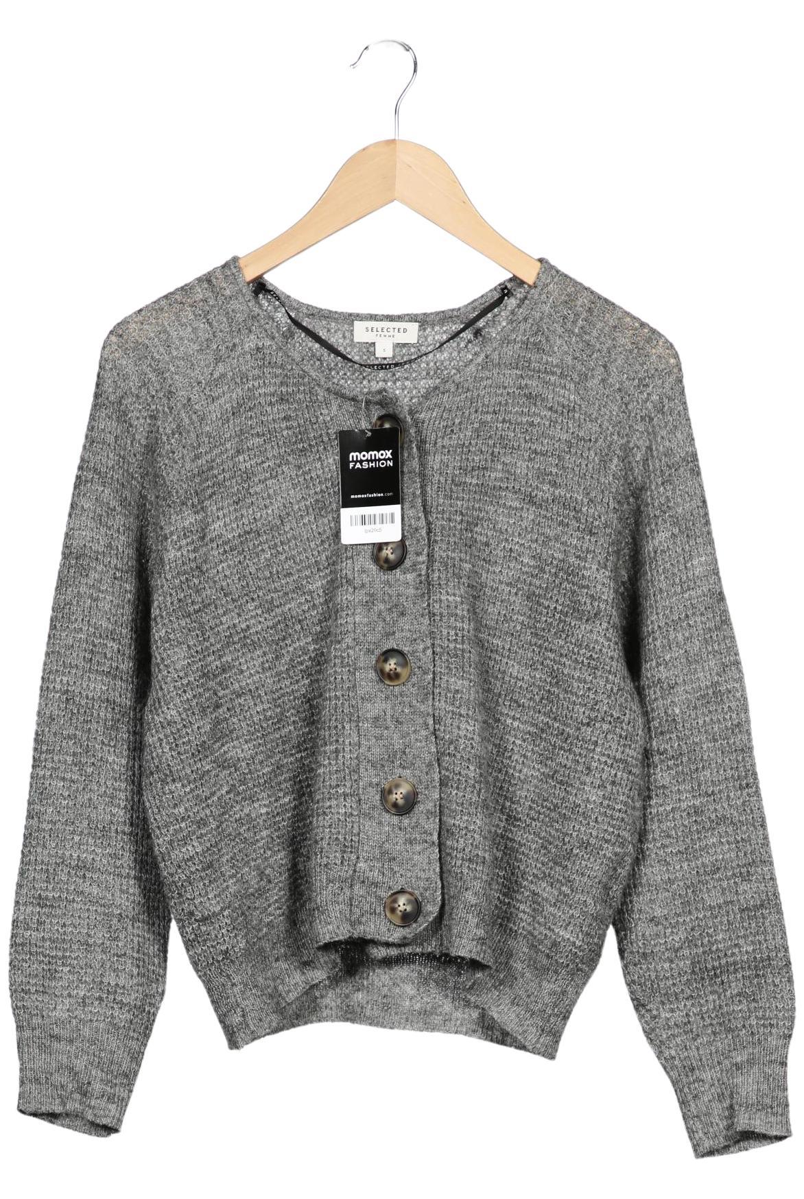 

Selected Damen Strickjacke, grau, Gr. 36