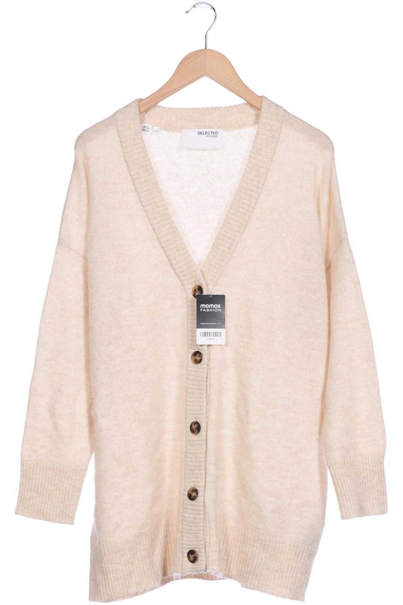 

Selected Damen Strickjacke, beige, Gr. 44