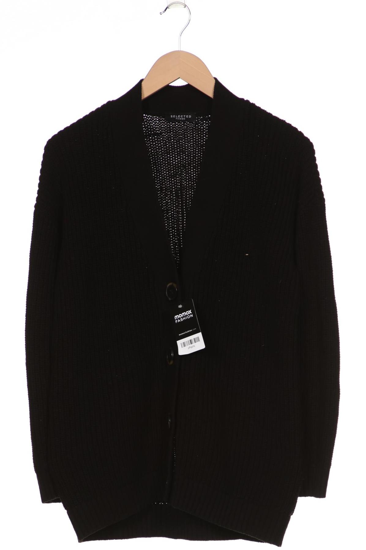 

SELECTED Damen Strickjacke, schwarz