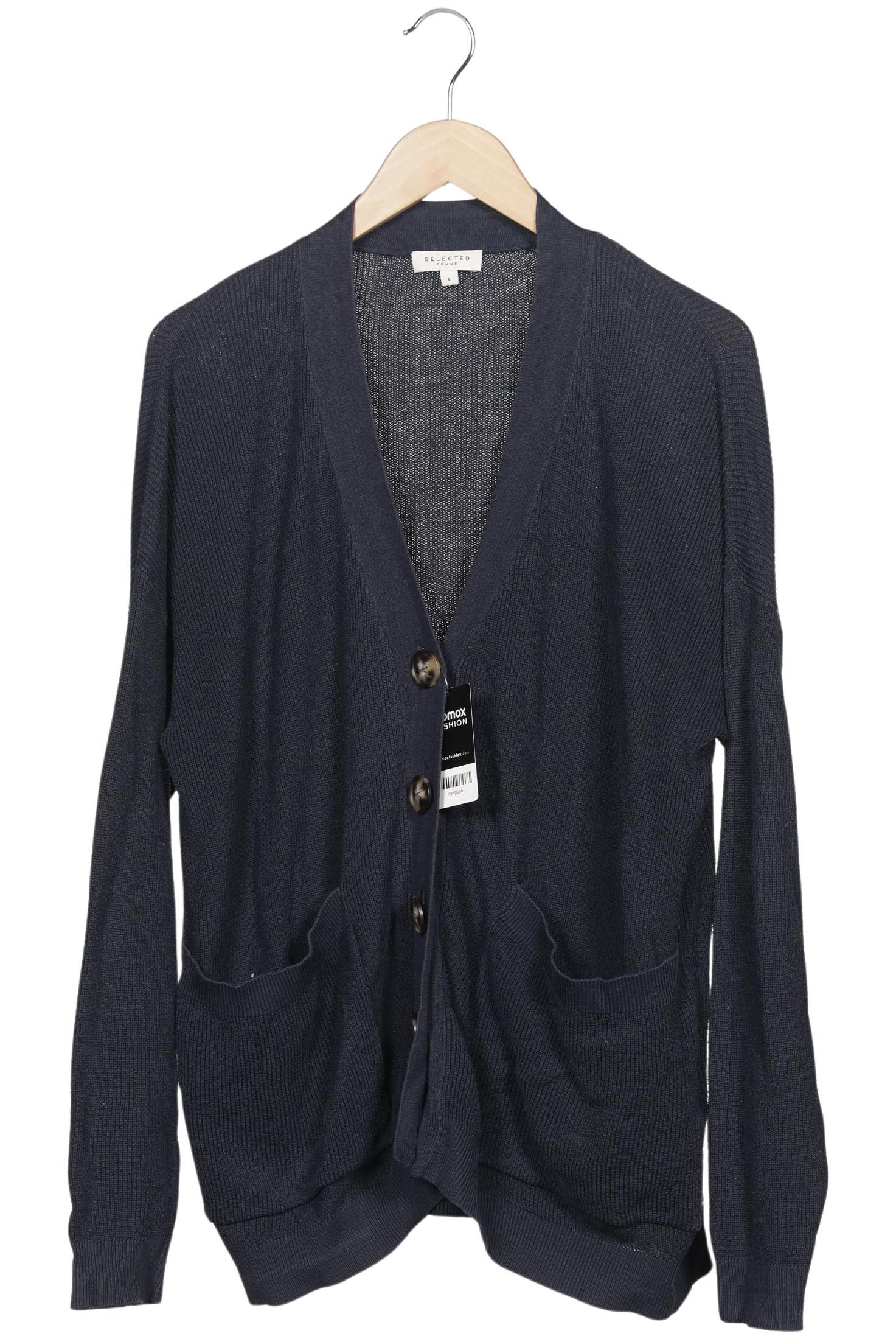 

Selected Damen Strickjacke, marineblau, Gr. 42